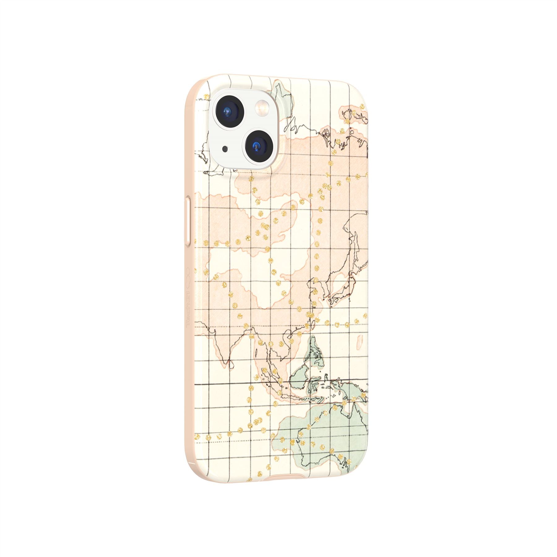 Tech21 EvoArt iPhone 13 Hülle Wanderers Map antibakteriell