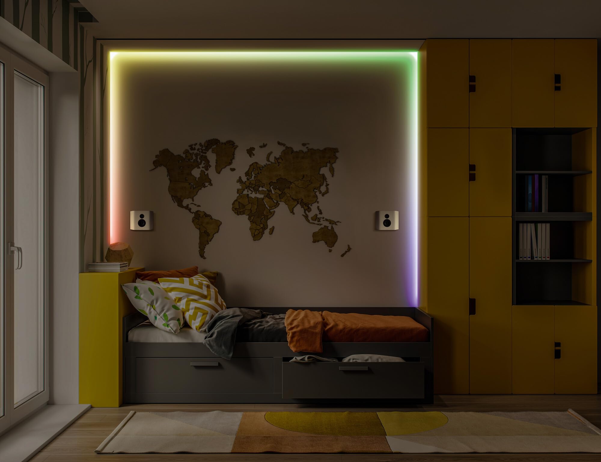 ams OSRAM FLEX AUDIO LED-Streifen 5M weiß 21W RGB