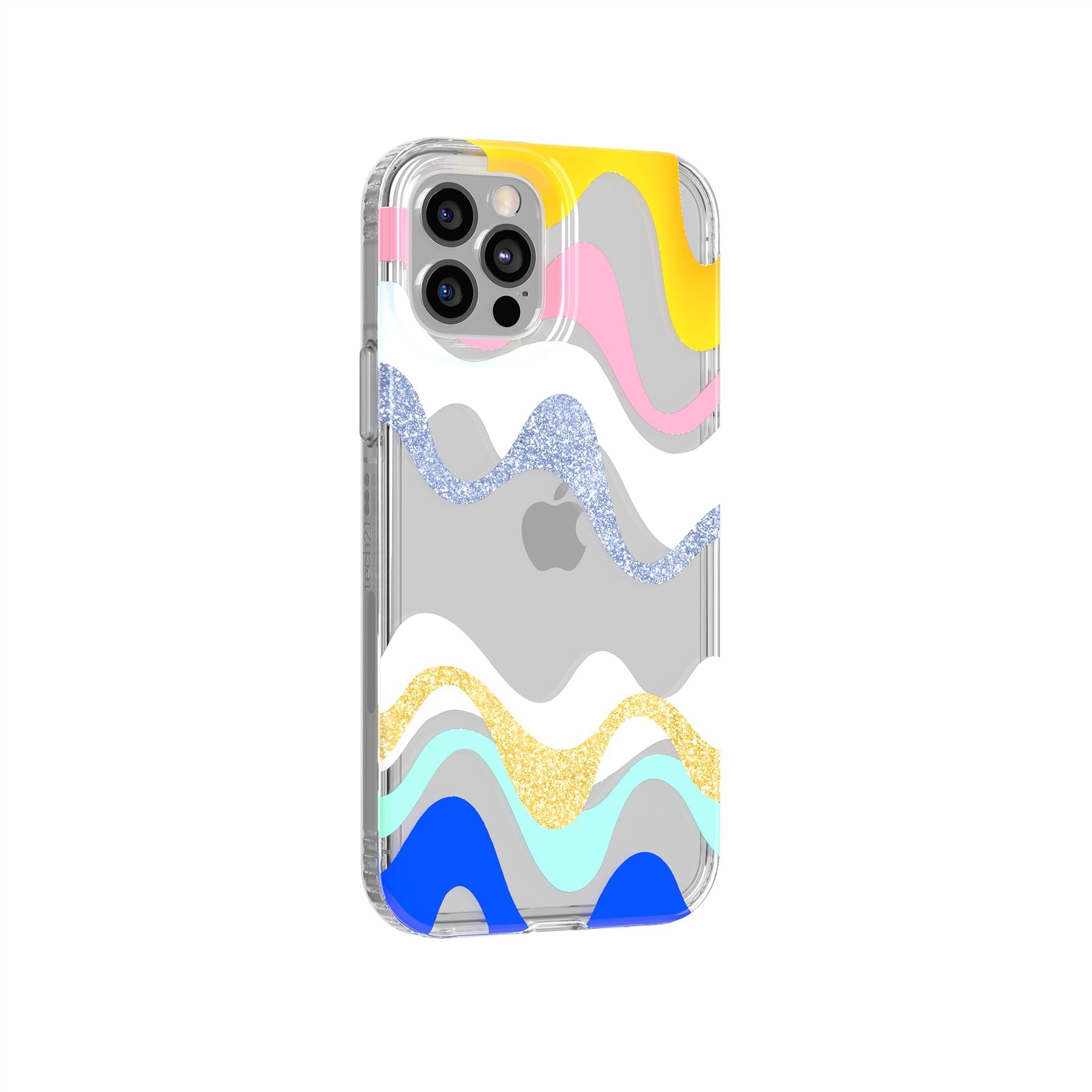 Tech21 EvoArt iPhone 12/12 Pro Hülle Wiggle bunt 12ft