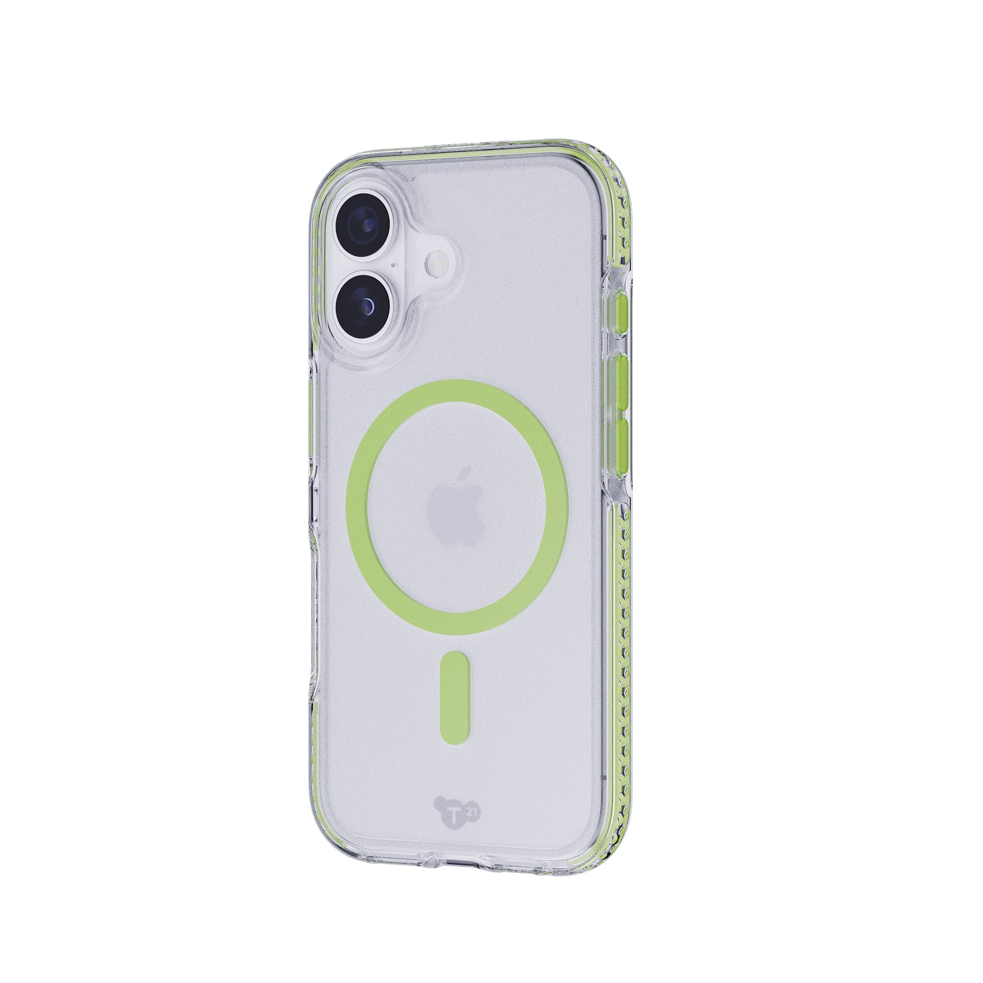 Tech21 EvoCrystal Glow iPhone 17 Hülle Grün MagSafe