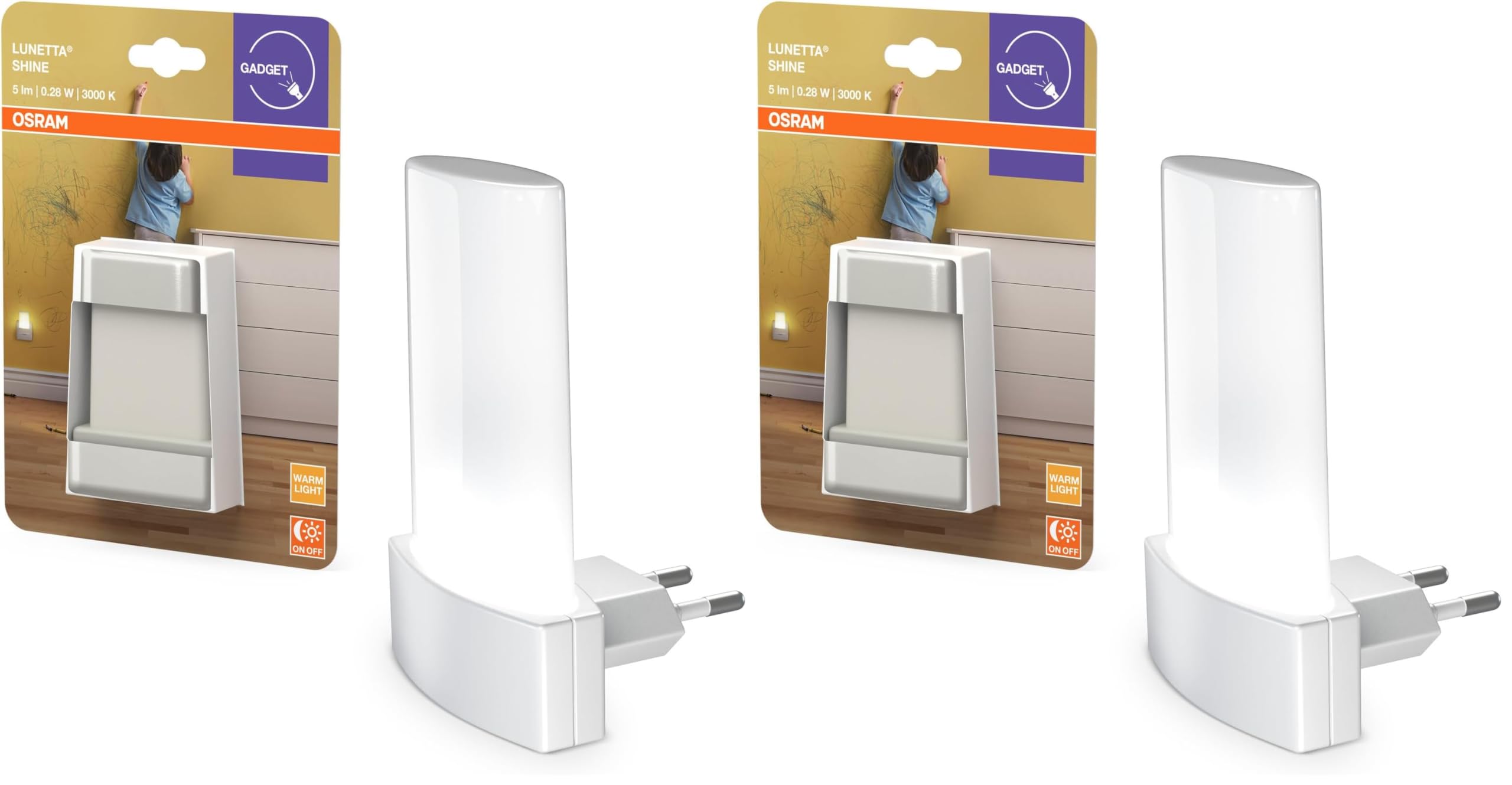 OSRAM SMART+ Lunetta Backlight Ellipse Nachtlicht Weiß Warmweiß