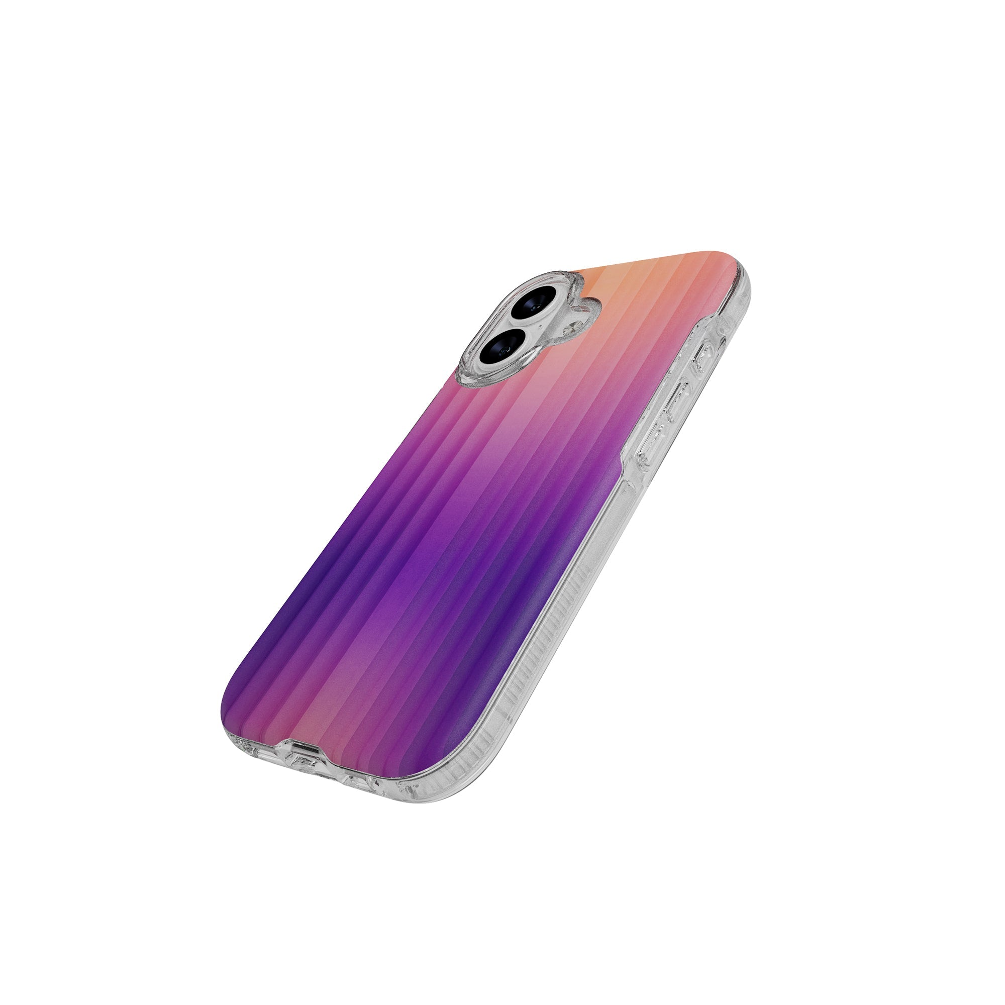 Tech21 FlexQuartz iPhone 17 Hülle Ombre Purple Pink MagSafe
