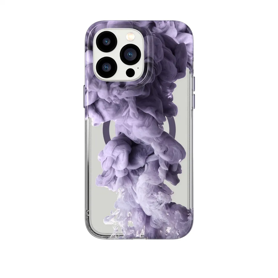 Tech21 EvoArt iPhone 14 Pro Max Hülle Clouded Dusk MagSafe