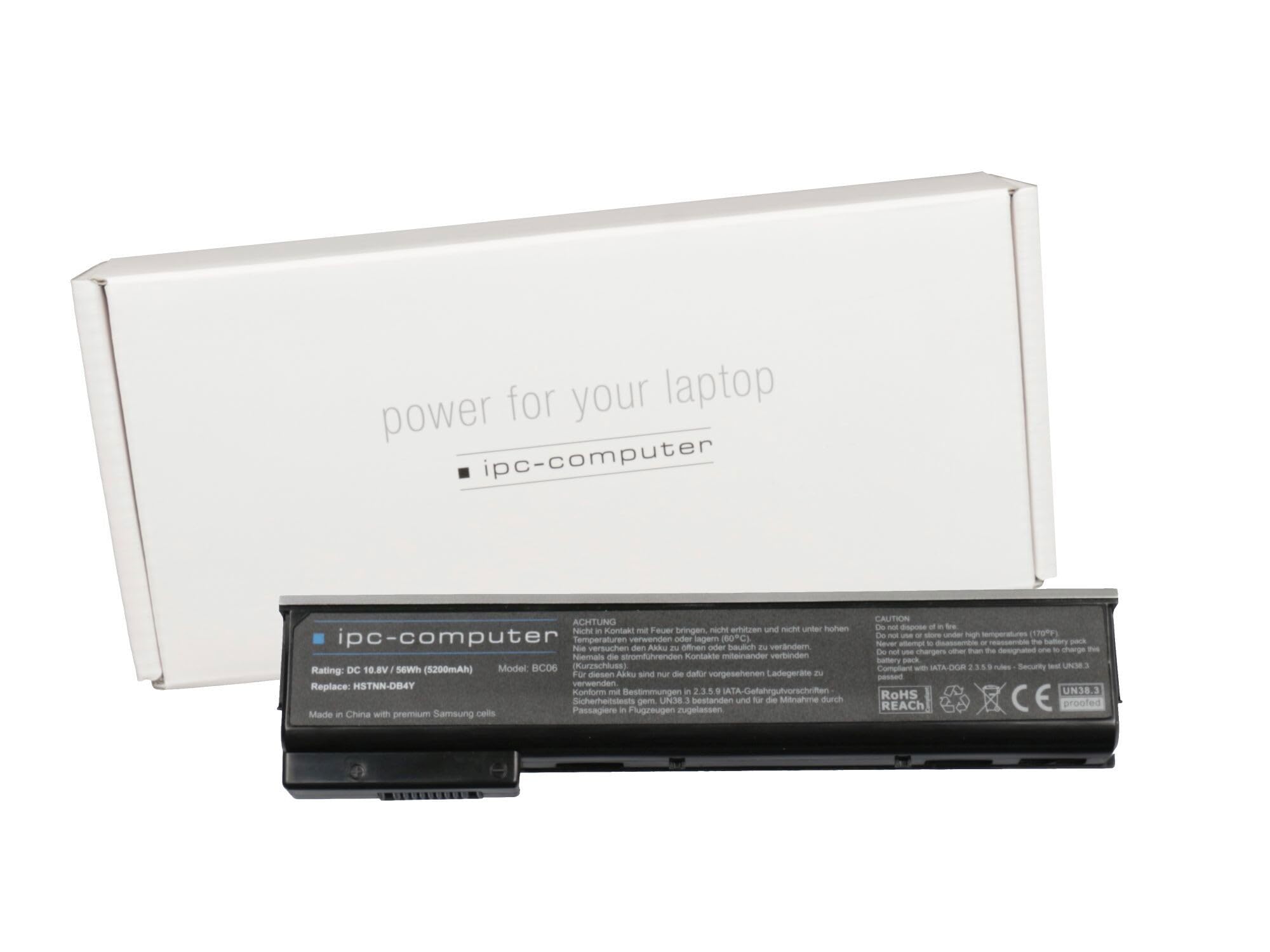 IPC-Computer Akkus HSTNN-DB4Y Notebook-Akku 56Wh HP