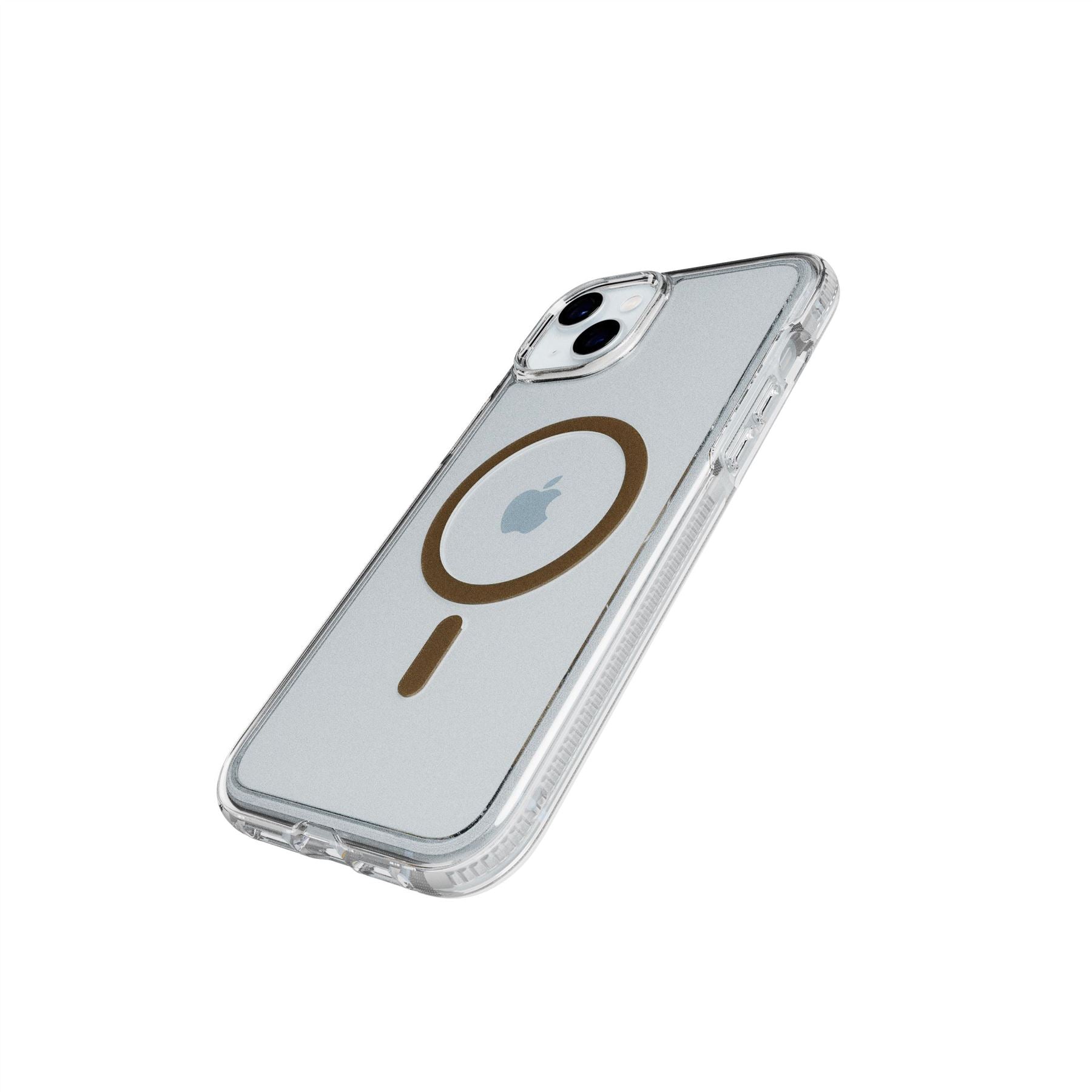 Tech21 FlexQuartz iPhone 15 Plus Handyhülle Gold MagSafe