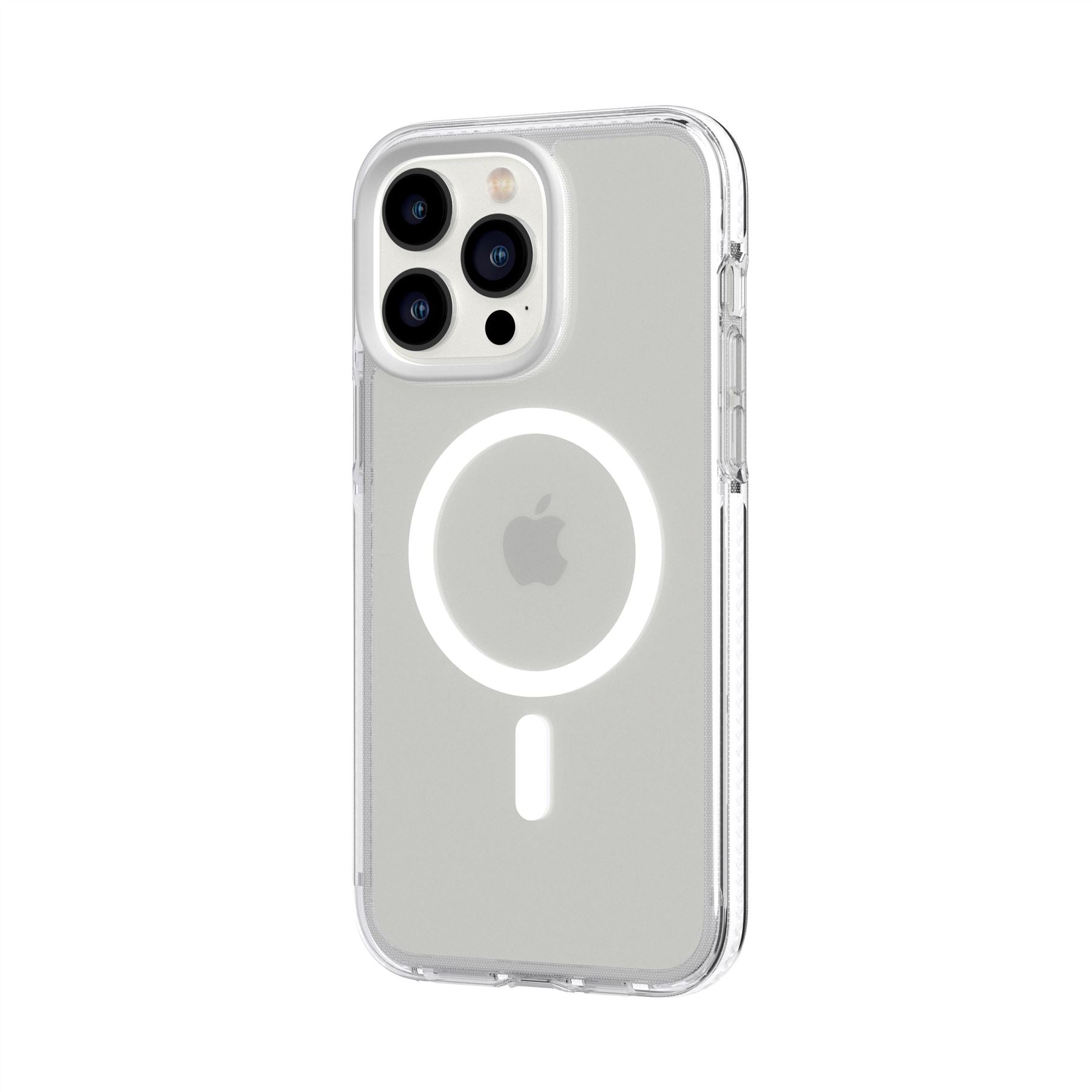 Tech21 EvoCrystal iPhone 14 Pro Max Handyhülle Weiß MagSafe