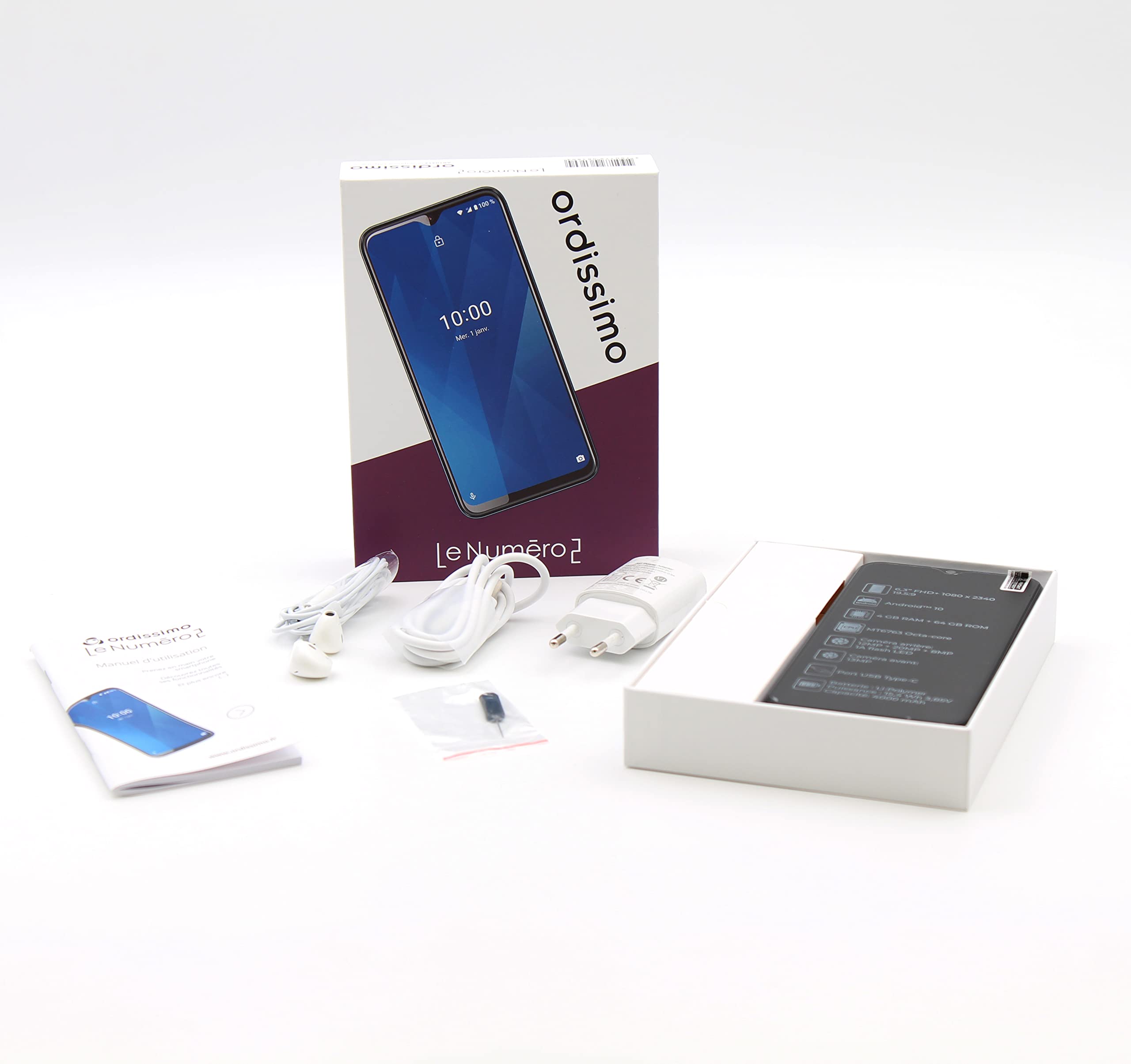Ordissimo LeNumero2 Senioren-Smartphone 6,3 Zoll blau