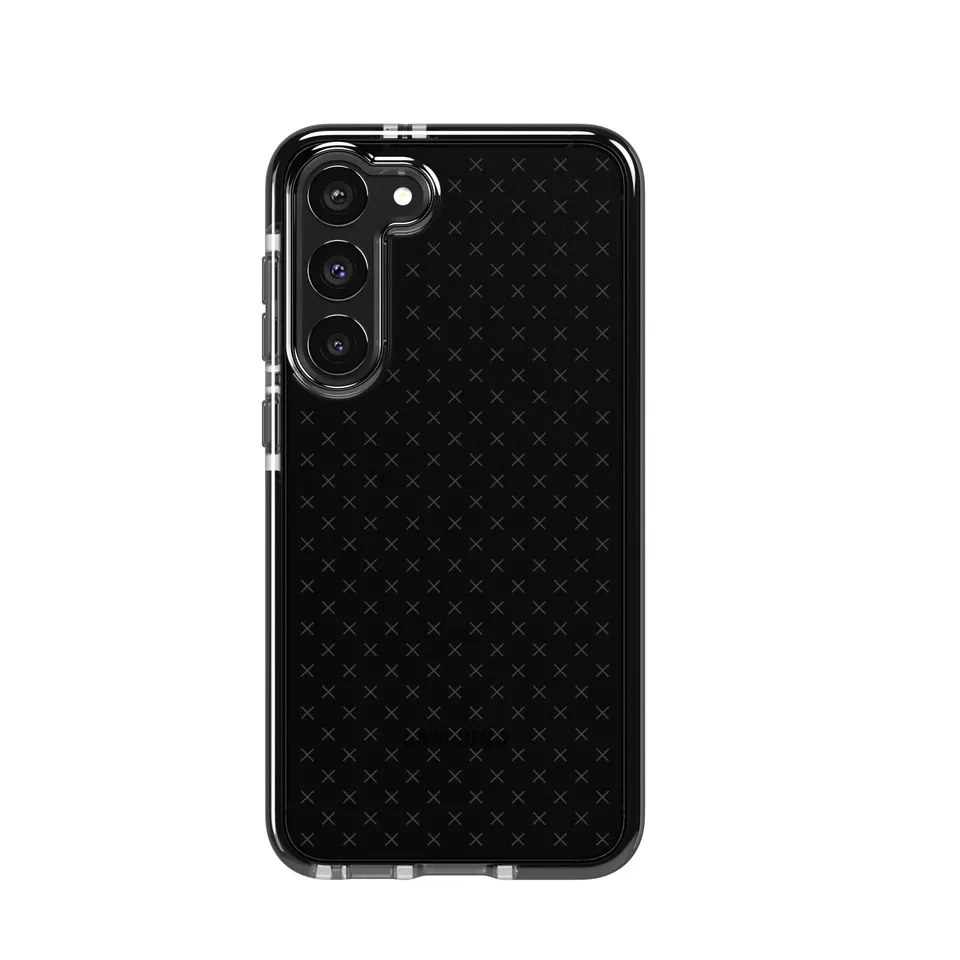 Tech21 EvoCheck Galaxy S23+ Handyhülle Smokey Black 4,9m