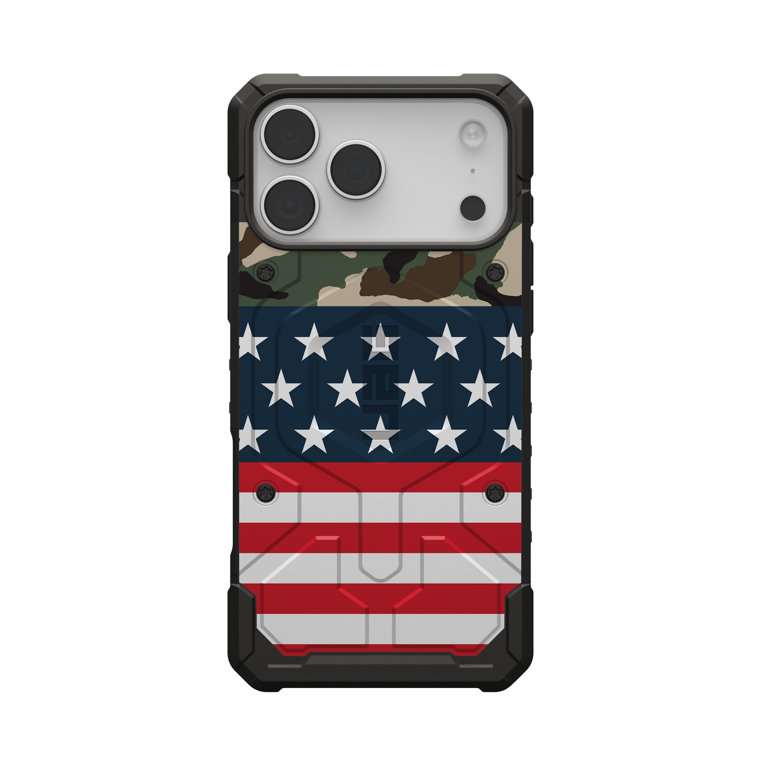 UAG Pathfinder iPhone MagSafe Hülle Flag Camo Sturzschutz