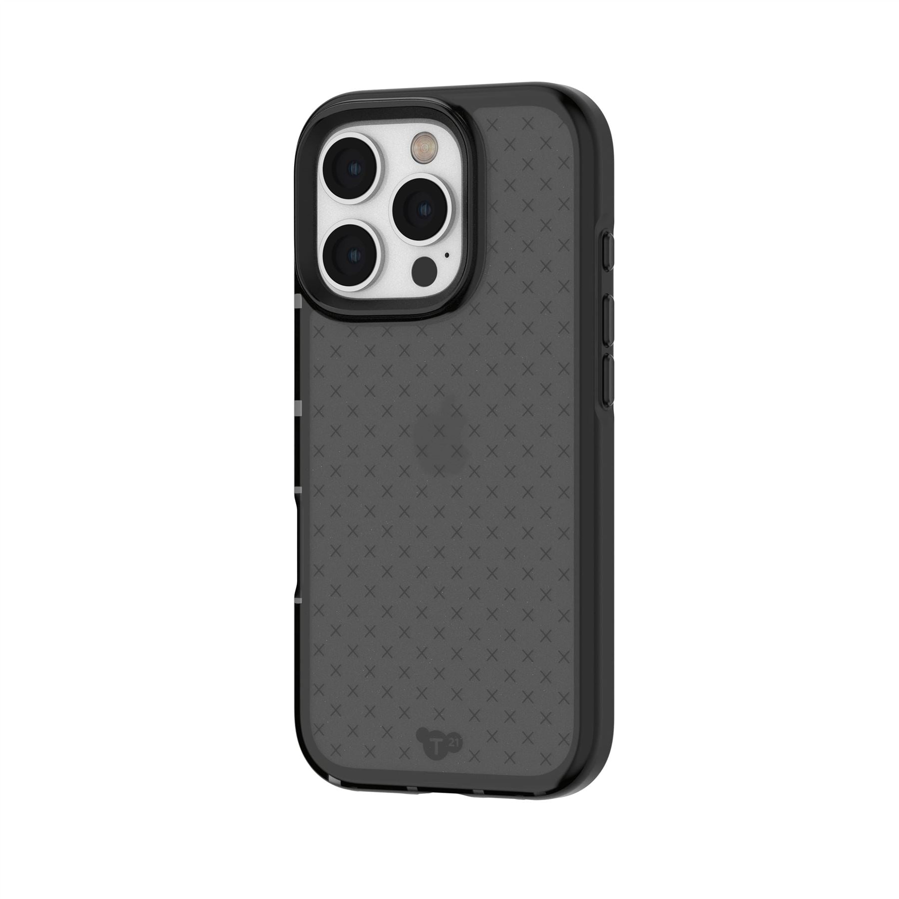 Tech21 EvoCheck iPhone 16 Pro Hülle Schwarz Check Bio
