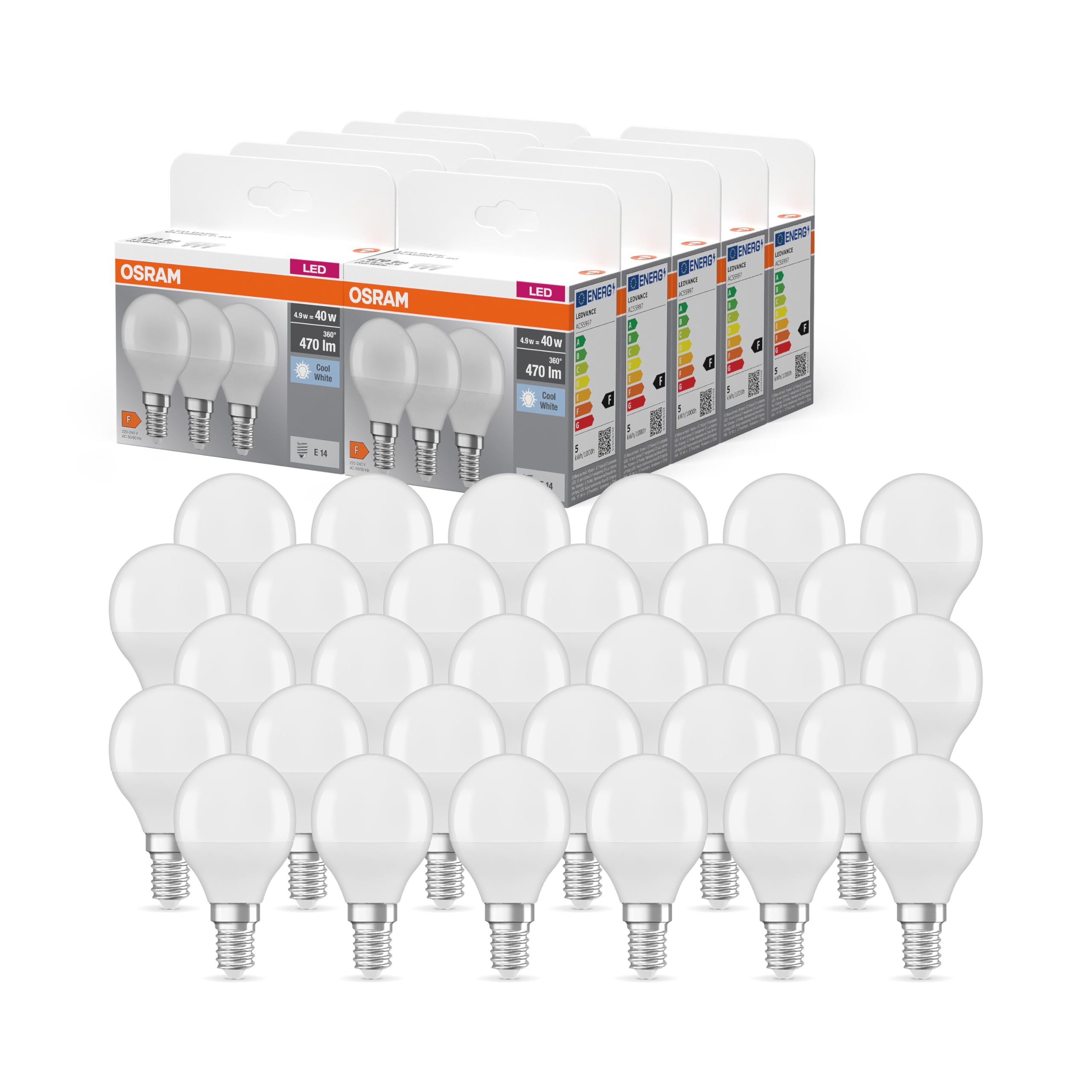 ams OSRAM SMART+ Classic B E14 LED-Kerze warmweiß 4 Stück