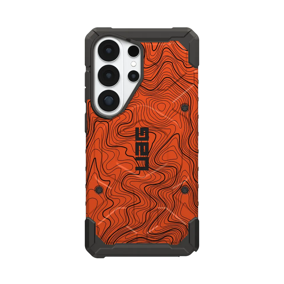 UAG Pathfinder Galaxy S26 Ultra Hülle Orange Topography
