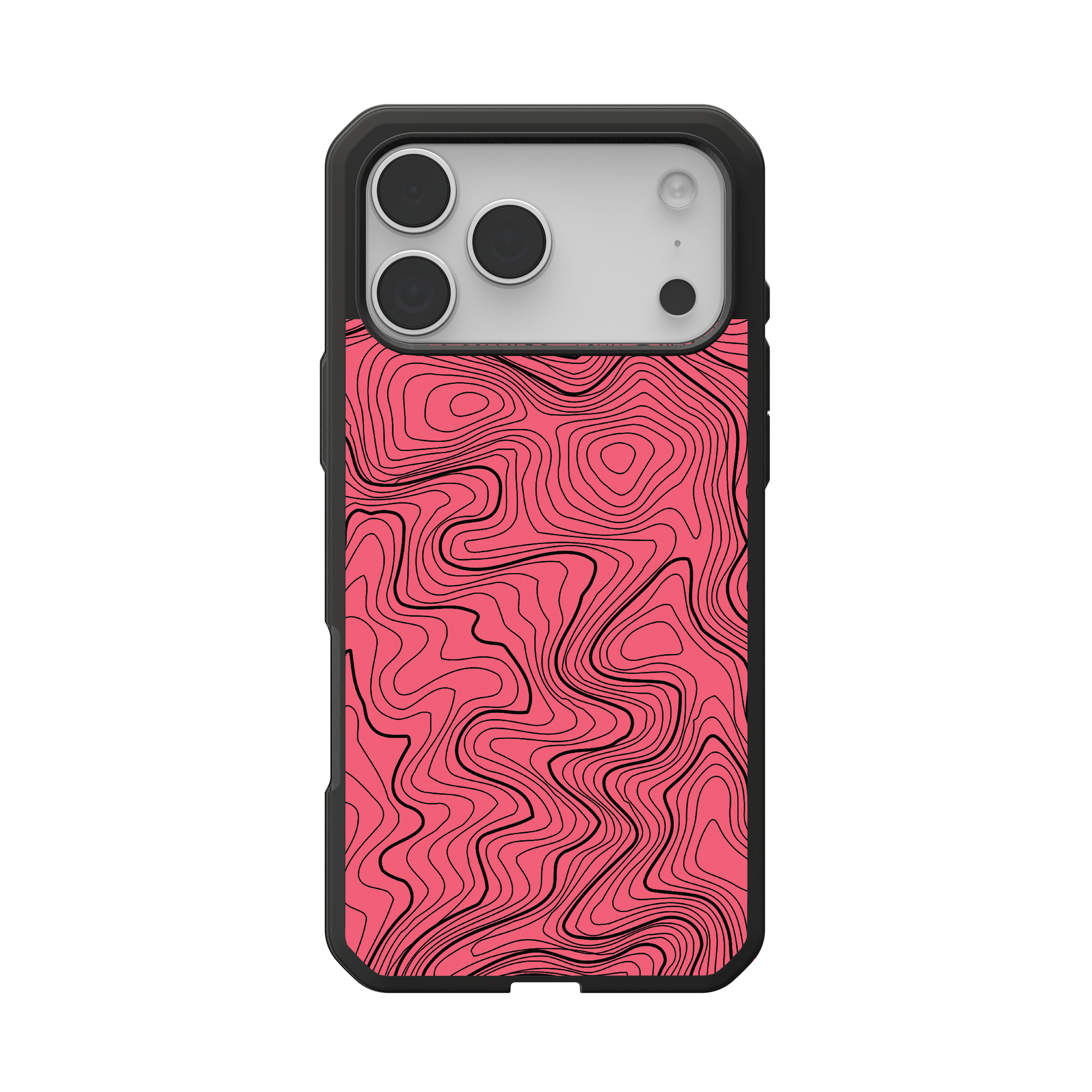 UAG Civilian LT Handyhülle iPhone 17 Pro Max Pink Topography MagSafe