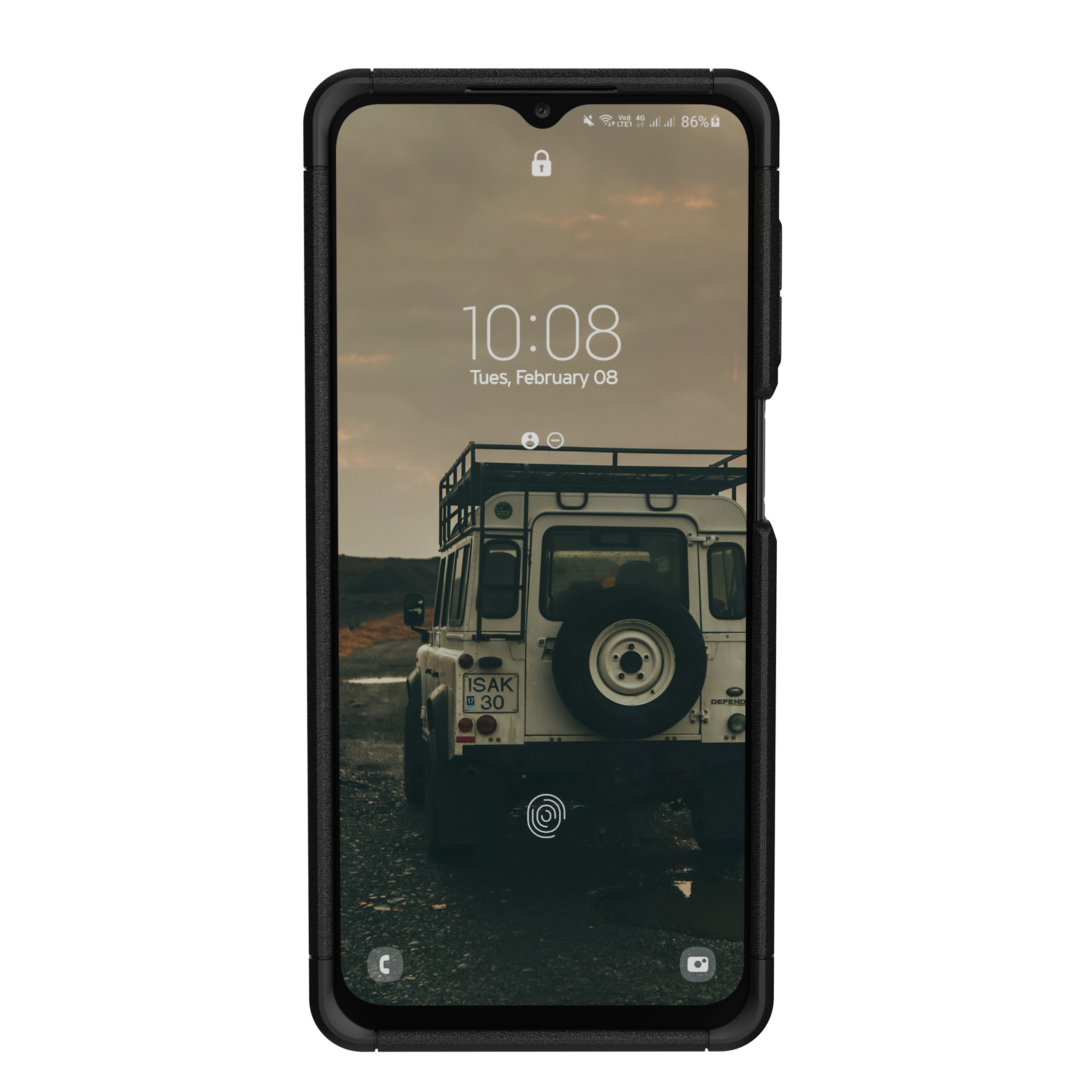 UAG Scout Handyhülle Galaxy A23 4G SM-A235 stoßfest schwarz