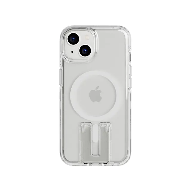 Tech21 EvoCrystal Kick iPhone 15/14/13 Hülle Clear MagSafe