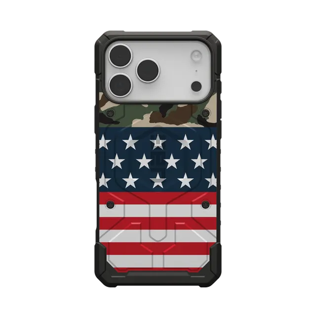 UAG Pathfinder iPhone MagSafe Hülle Flag Camo Sturzschutz
