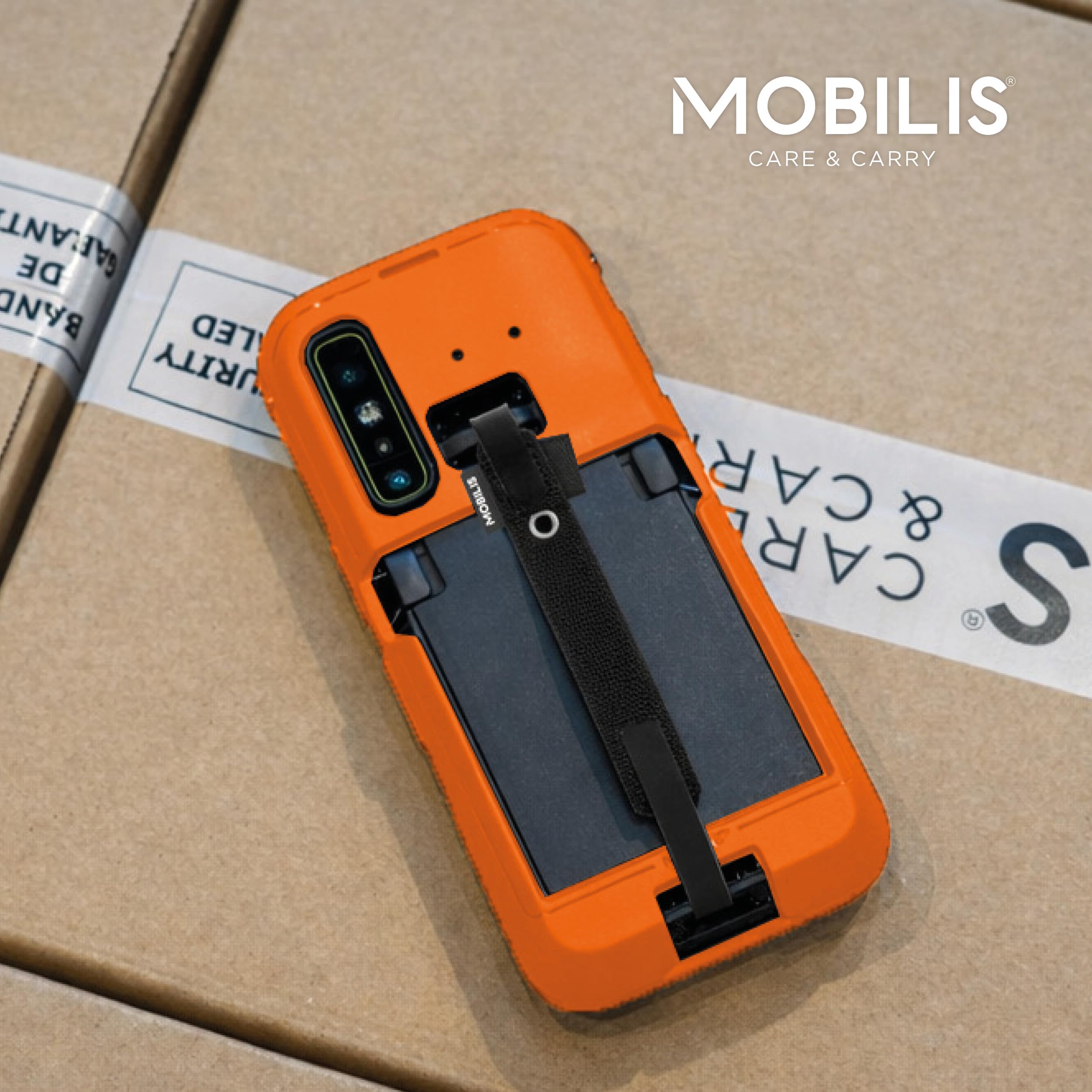 Mobilis PROTECH Schutzhülle Zebra TC501 Neonorange