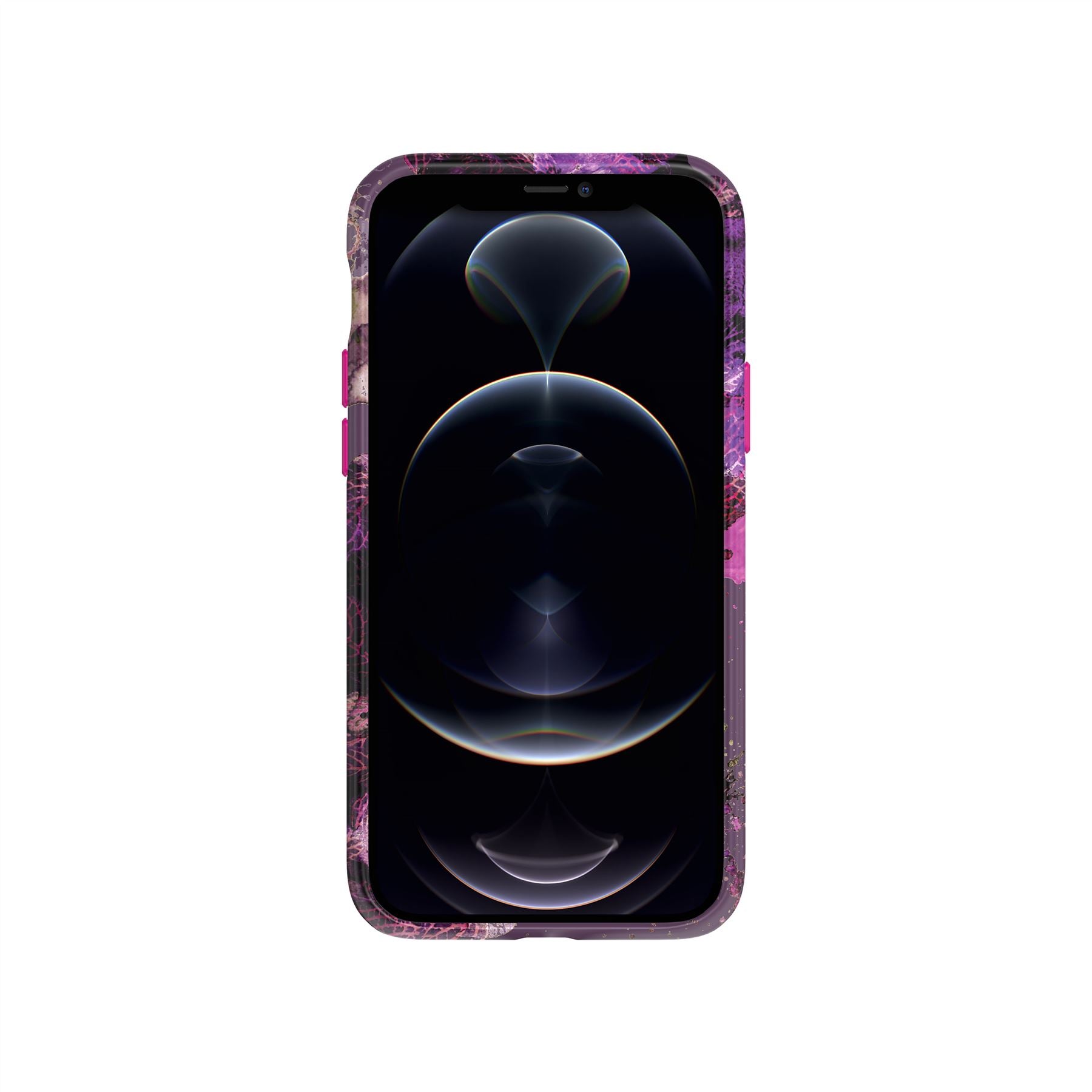 Tech21 Eco Art iPhone 12/12 Pro Hülle Pink-Lila Fallschutz