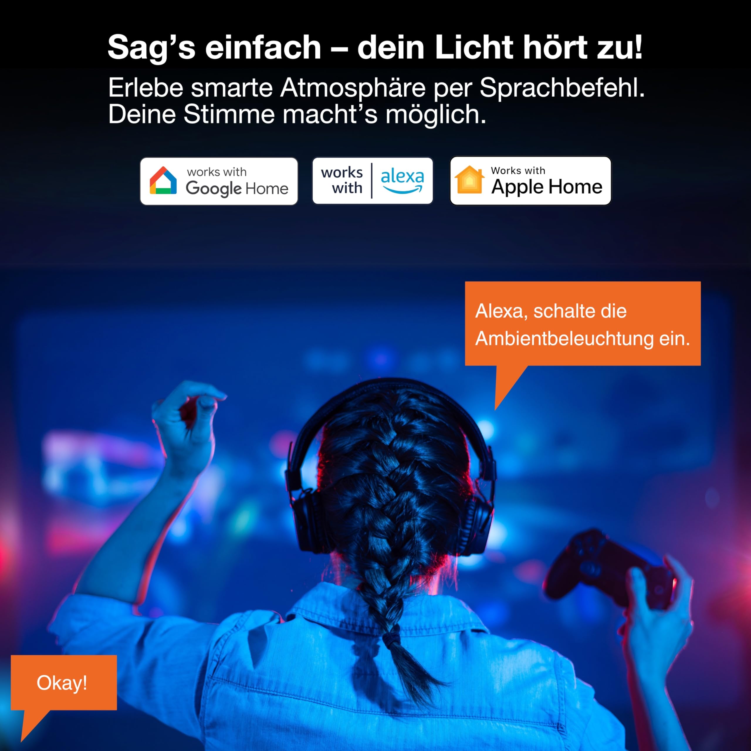 OSRAM SMART+ MATTER FLEX LED-Streifen RGBTW 1m Erweiterung