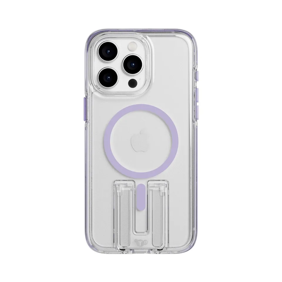 Tech21 EvoCrystal Kick iPhone 15 Pro Max Hülle Lilac
