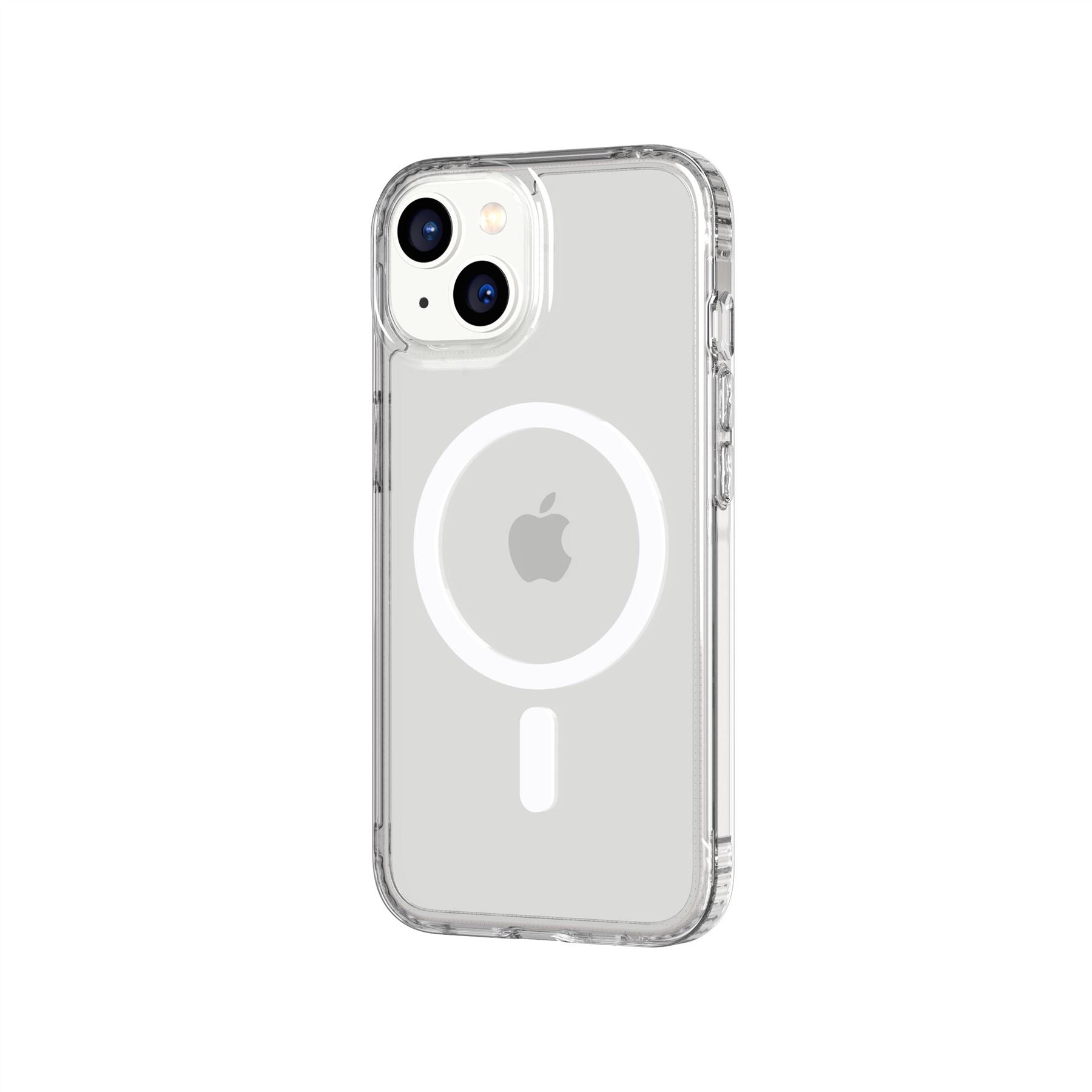 Tech21 EvoClear MagSafe iPhone 17e/16e/15/14/13 Hülle Clear Anti-Gilb