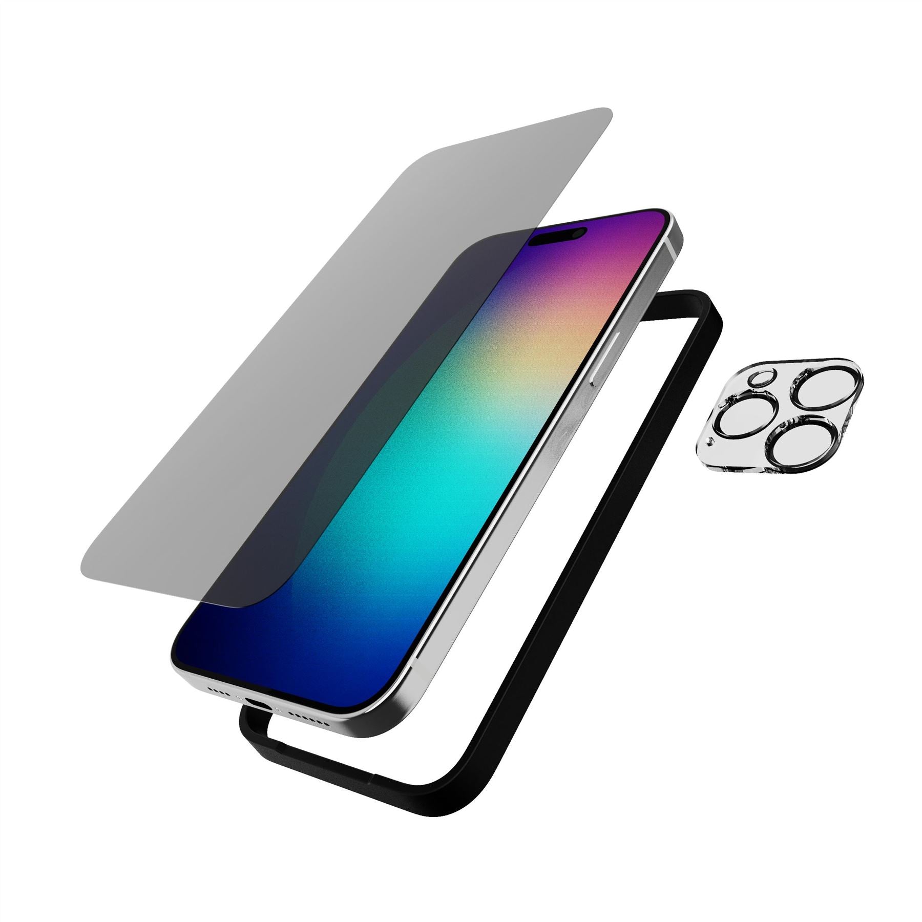 Tech21 ImpactGlass Privacy Displayschutz iPhone 15 Pro Max