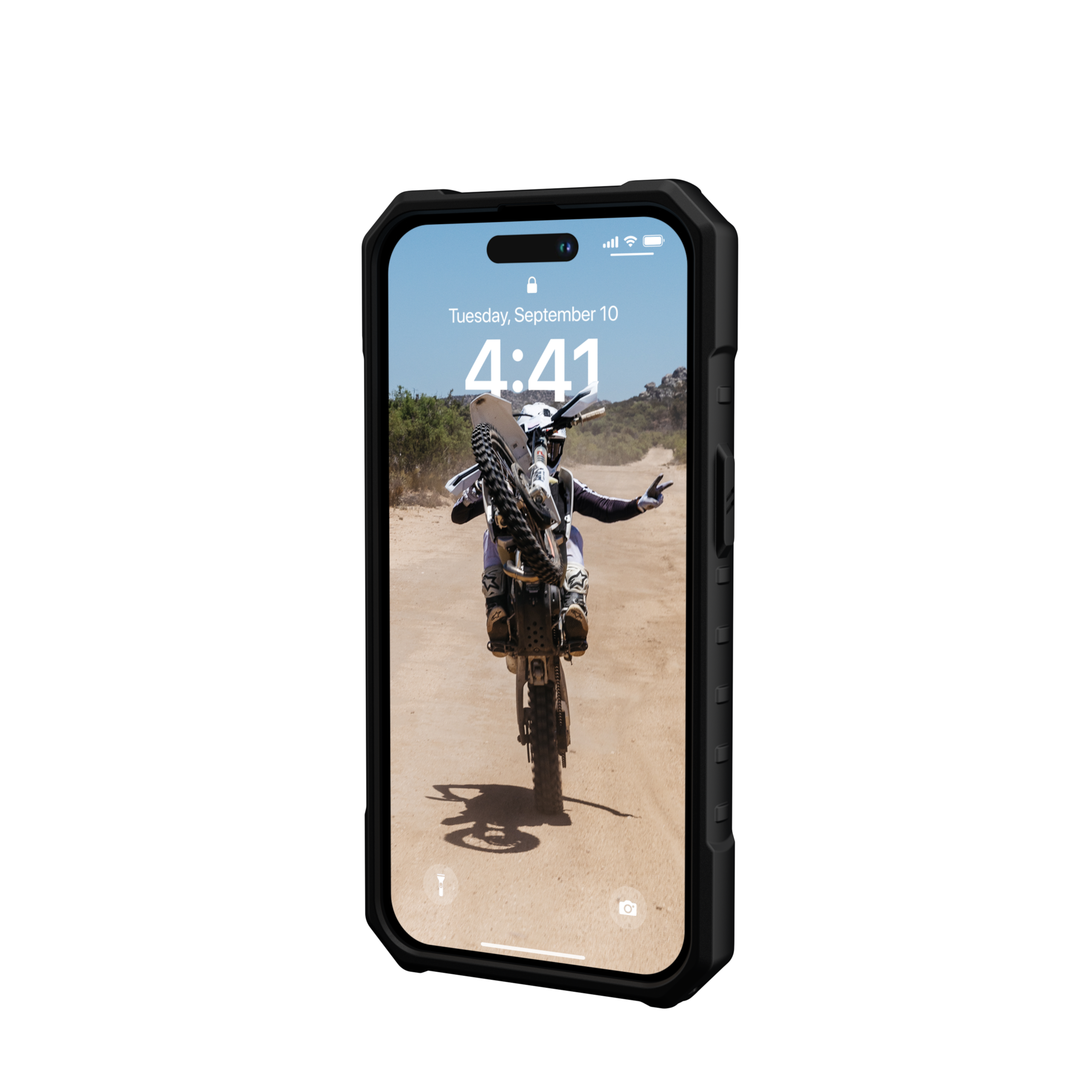 UAG Pathfinder iPhone 14 Pro Hülle MagSafe schwarz