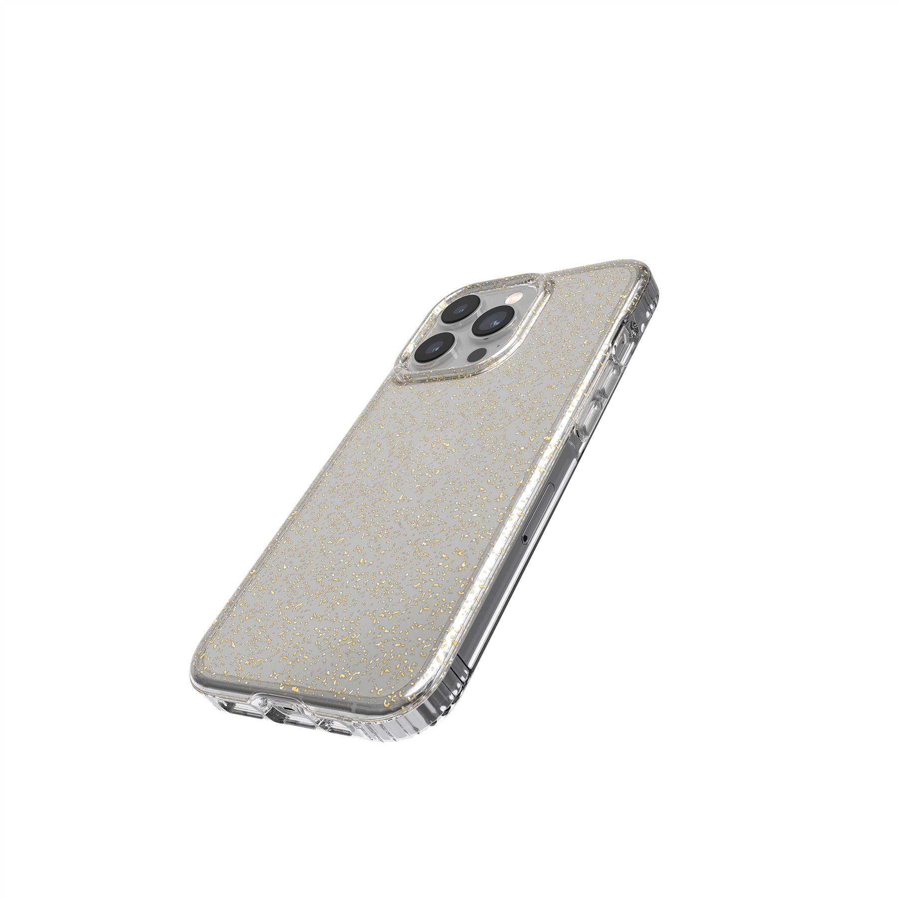 Tech21 EvoSparkle iPhone 13 Pro Hülle Gold Glitzer