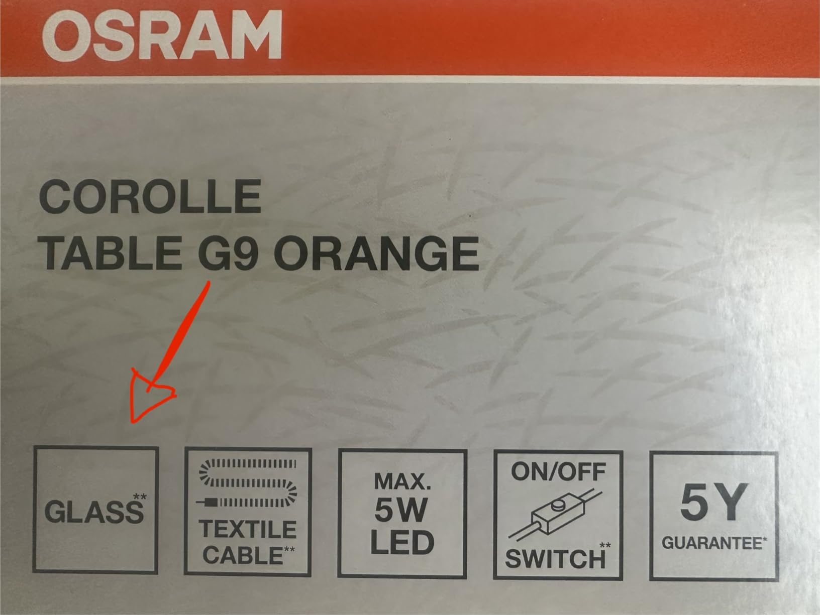 OSRAM Decor Corolle Tischleuchte G9 schwarz Retro