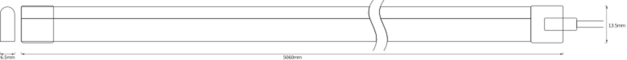 ams OSRAM SMART+ Neon Flex LED-Streifen 5 m RGB Außen IP44