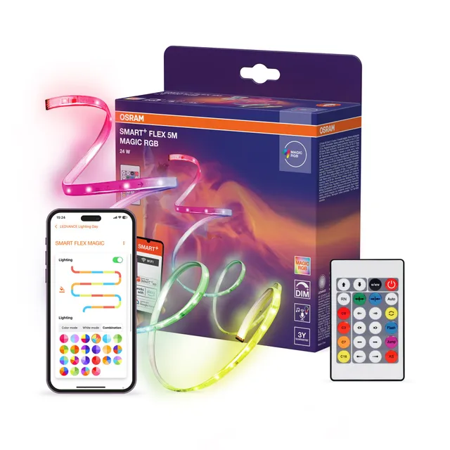 OSRAM SMART+ WiFi Flex 5M LED-Streifen Magic RGB
