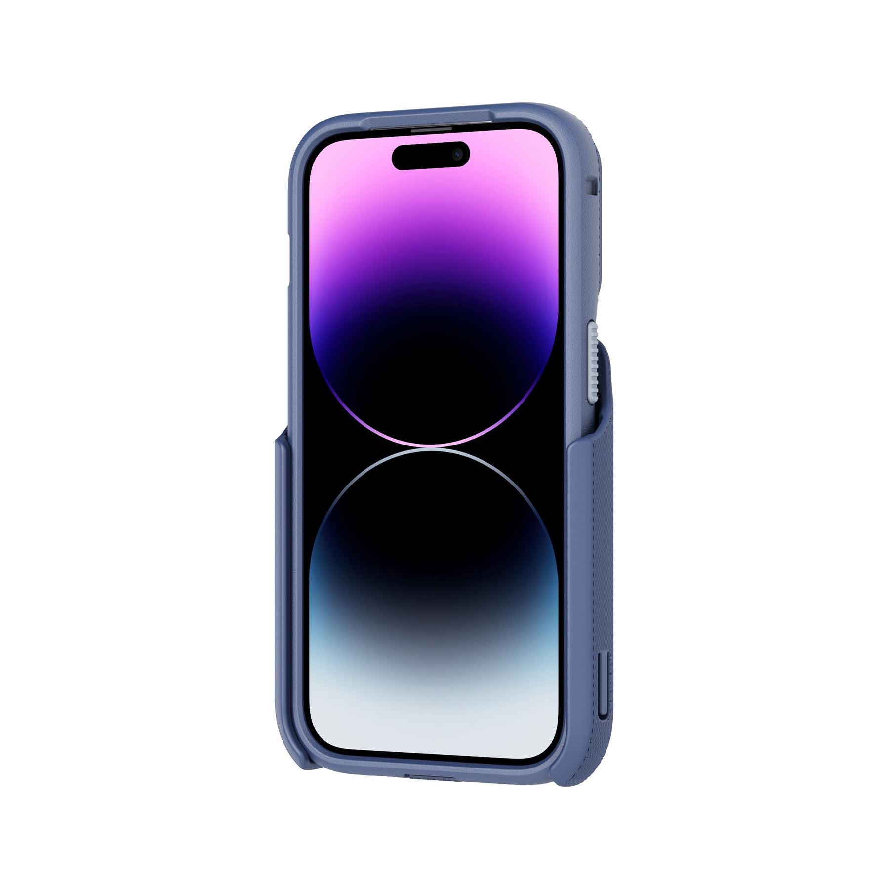 Tech21 EvoMax iPhone 14 Pro Hülle MagSafe Blau Stoßschutz