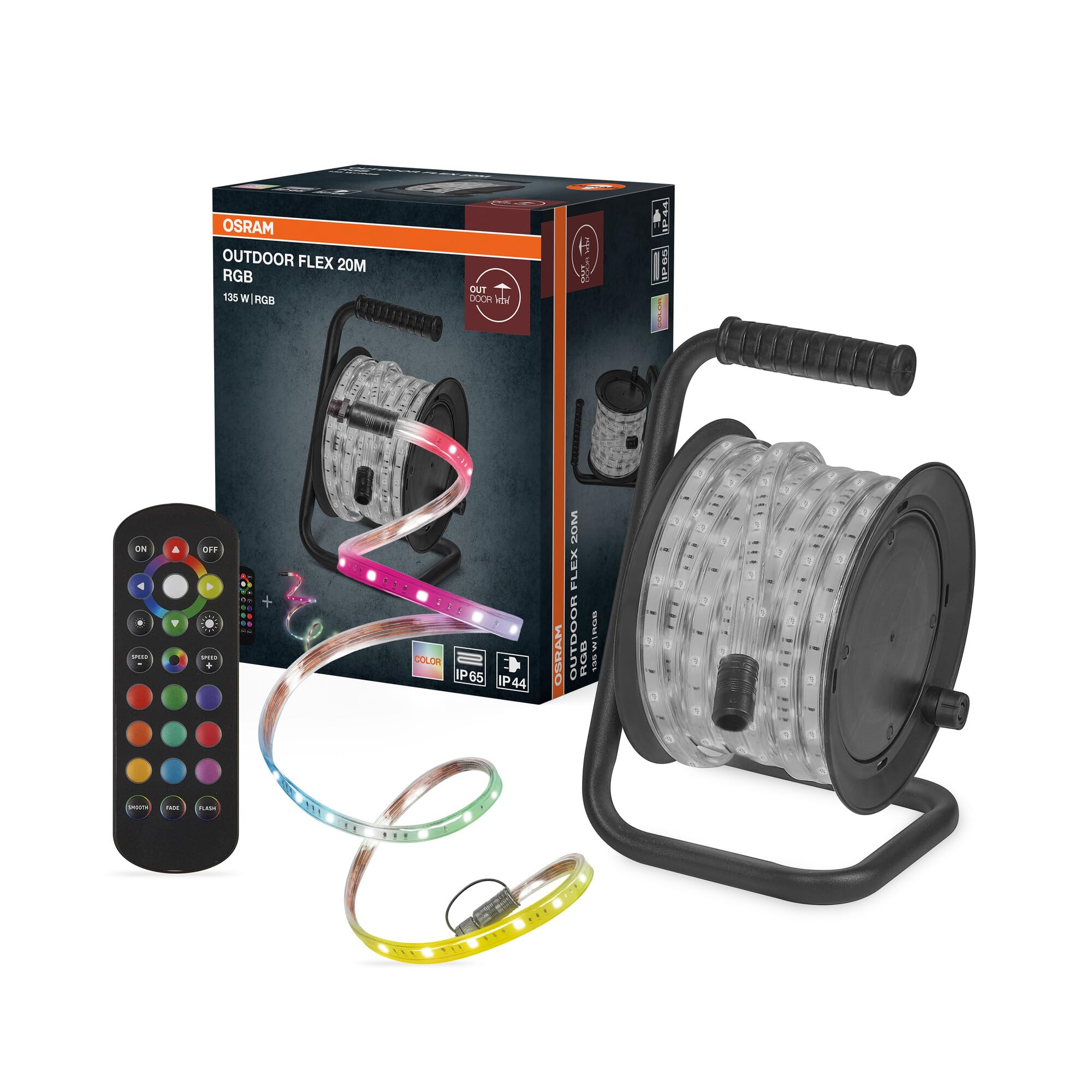 ams OSRAM SMART+ Outdoor Flex LED-Streifen RGB 20m IP65