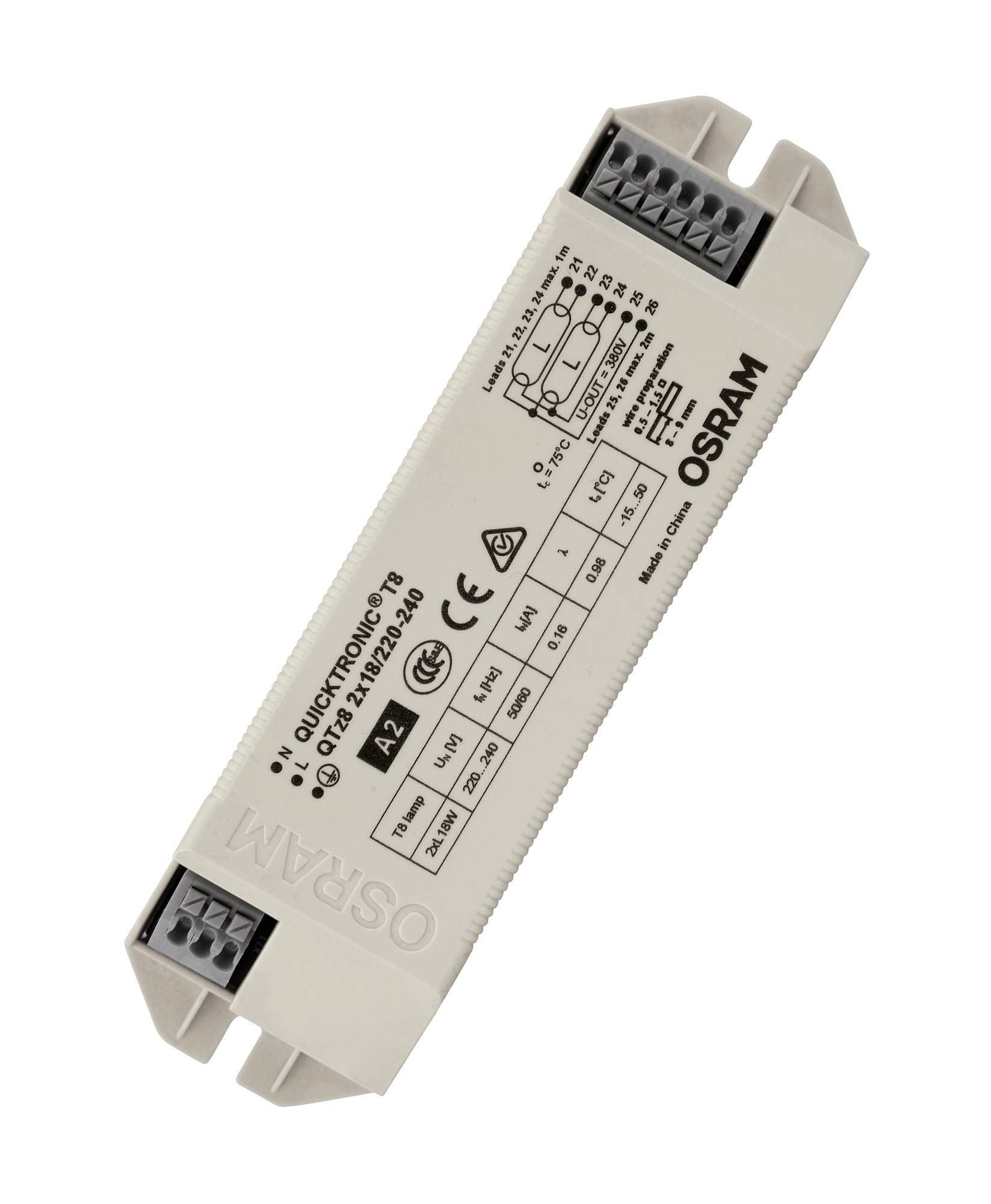 ams OSRAM POWERTRONIC QTZ8 2x18 EVG Vorschaltgerät