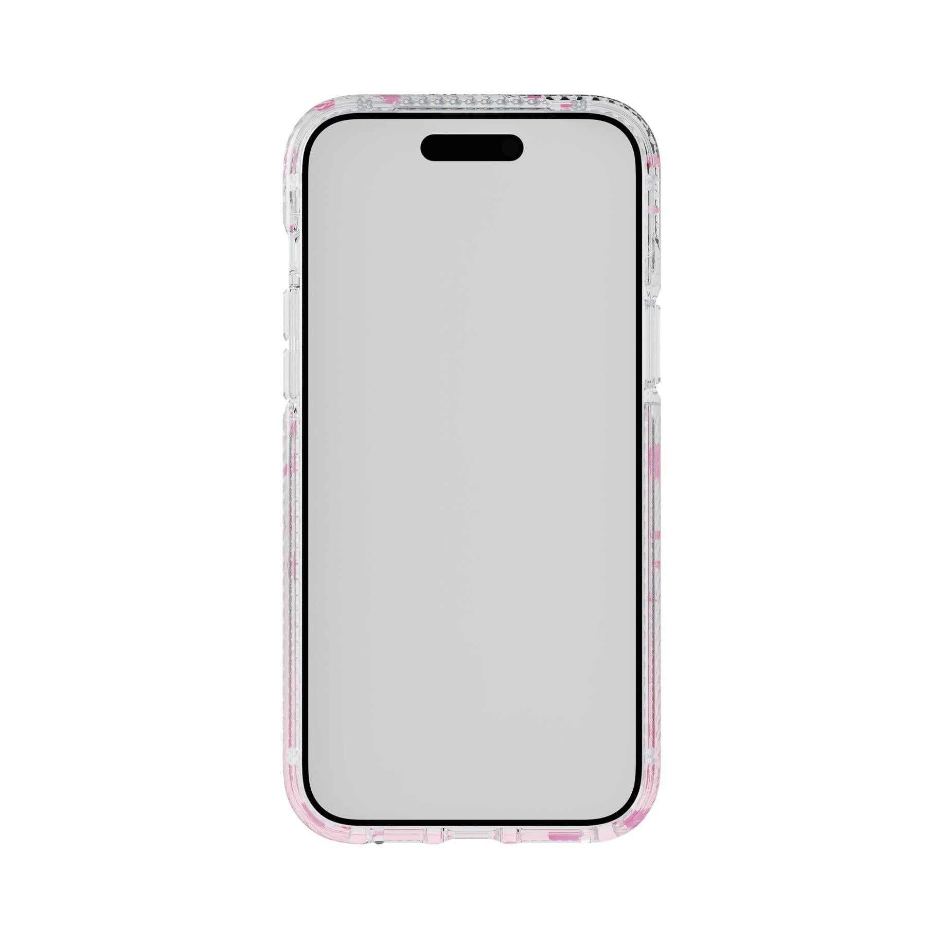 Tech21 FlexQuartz iPhone 15 Plus Hülle MagSafe Rosa Kirschblüte