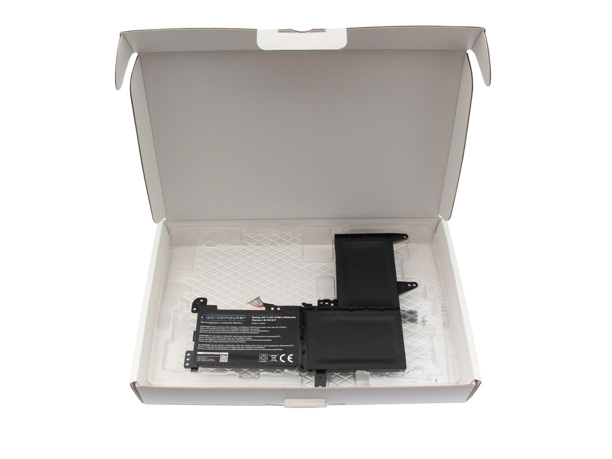 IPC-Computer 0B200-02590000 Laptop Akku 41Wh für Asus