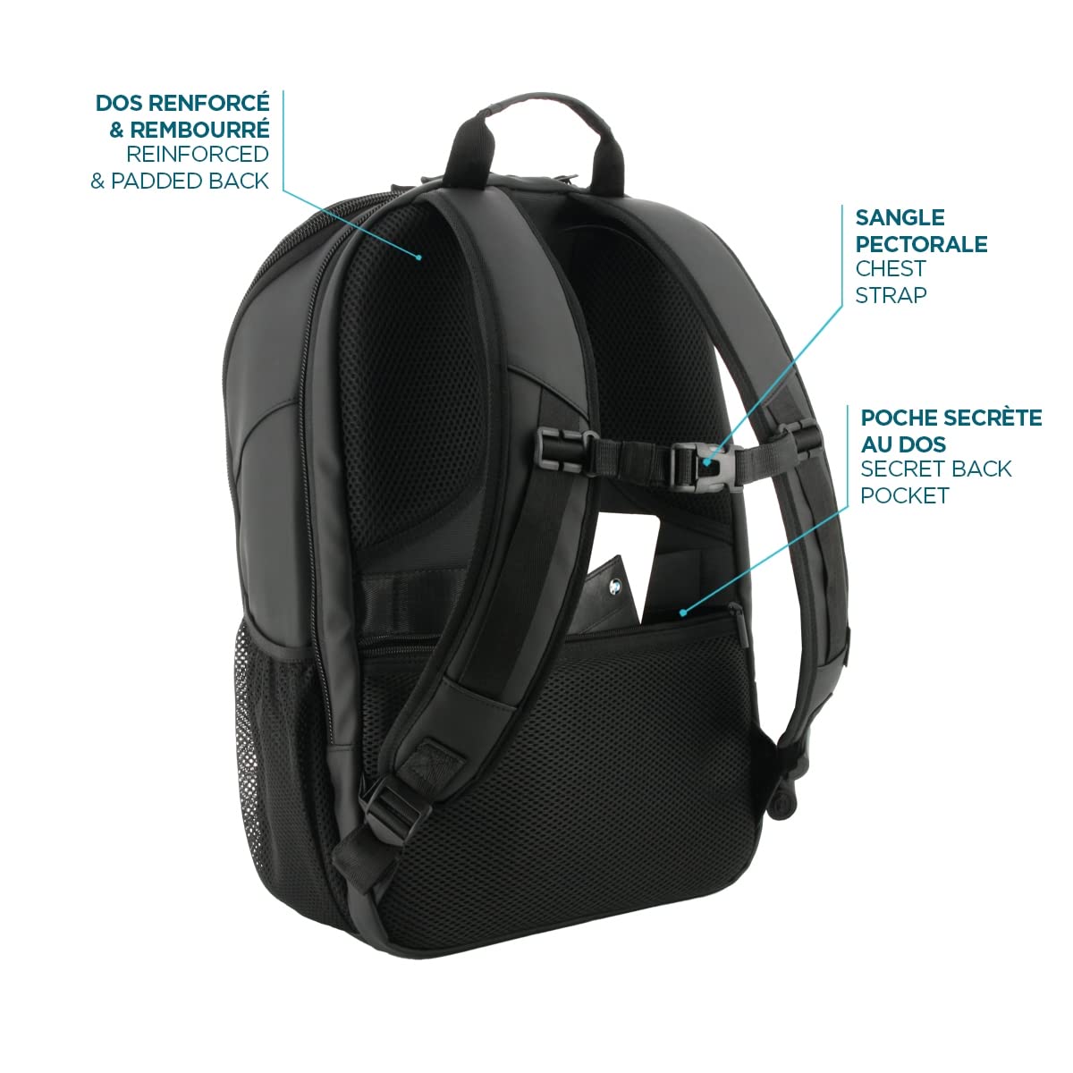 Mobilis The One Laptop-Rucksack 15,6 Zoll 30 L schwarz