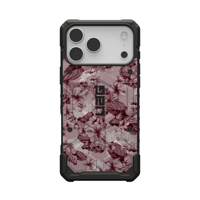 UAG Pathfinder iPhone 17 Pro Max MagSafe Hülle Floral Merlot
