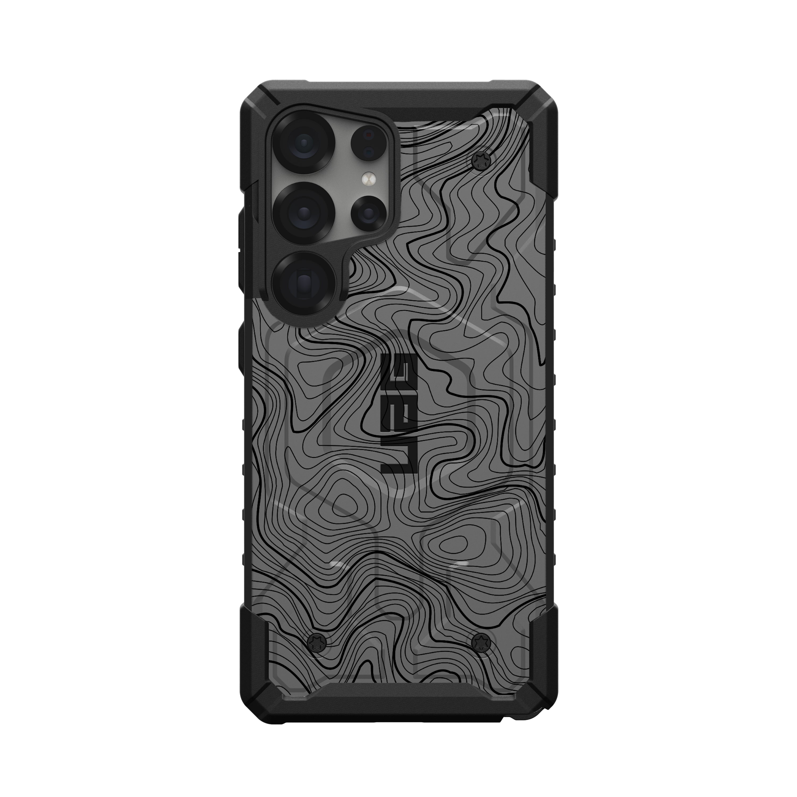 UAG Pathfinder Galaxy S26 Ultra Handyhülle Grey Topography 2