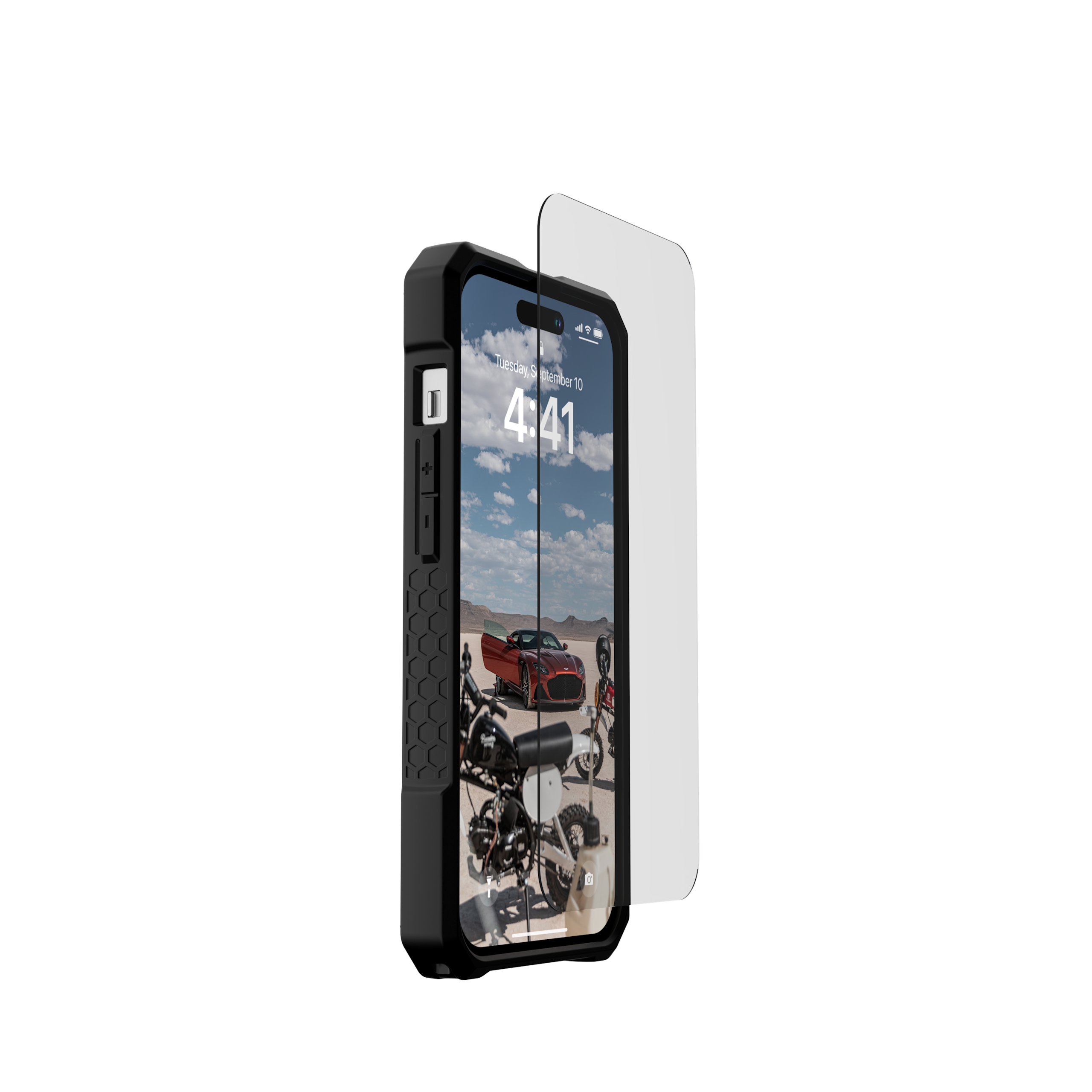UAG Standard Issue Shield Plus Panzerglas iPhone 14 Pro 0,33mm