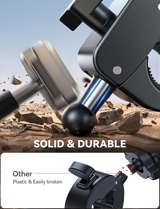 JOYROOM JR-ZS498 Handyhalterung Motorrad schwarz Anti-Vibration