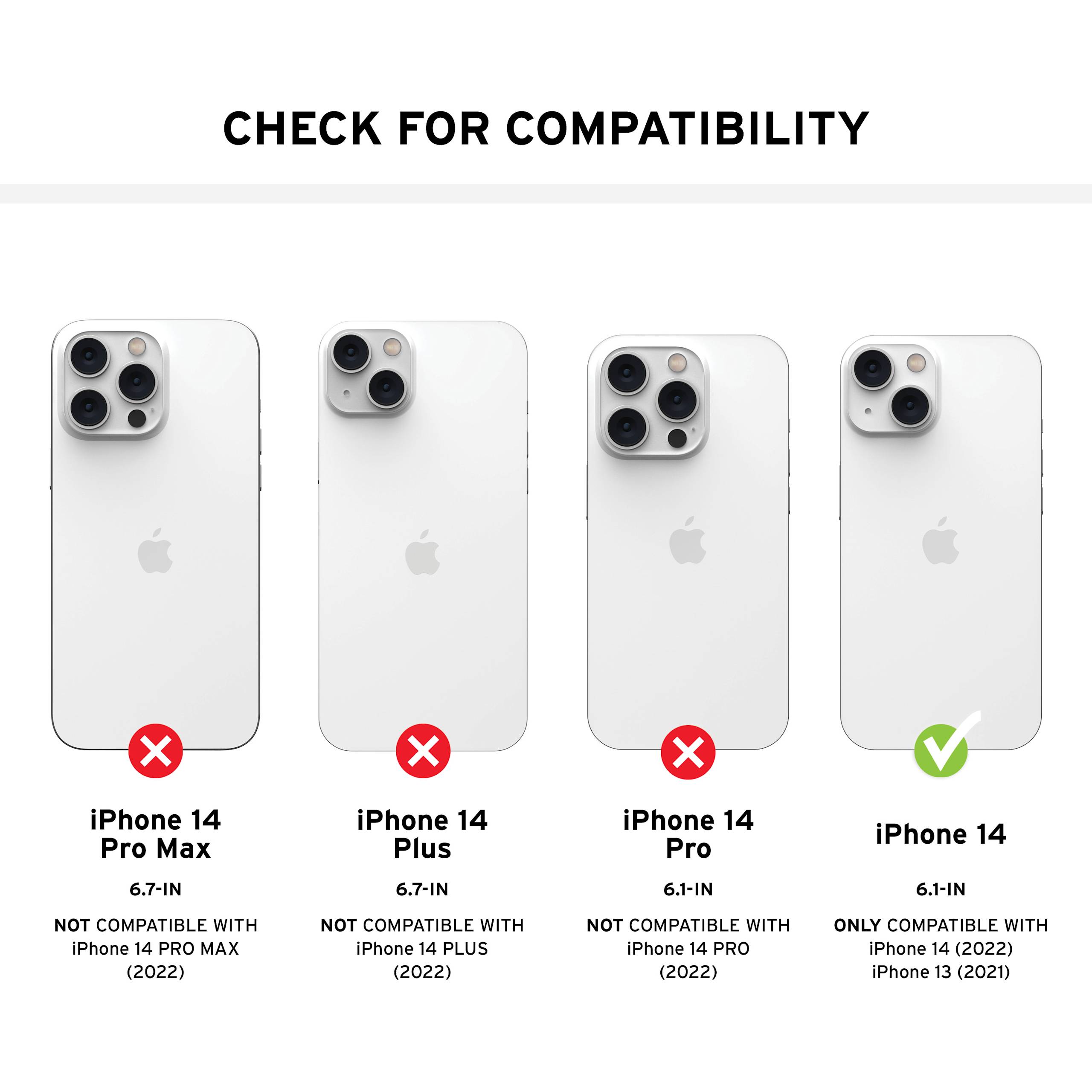 UAG Standard Issue iPhone 14 Schutzglas 0,33 mm