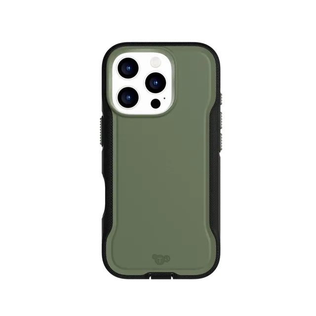 Tech21 EvoPro iPhone 16 Pro Handyhülle MagSafe Khaki Fallschutz