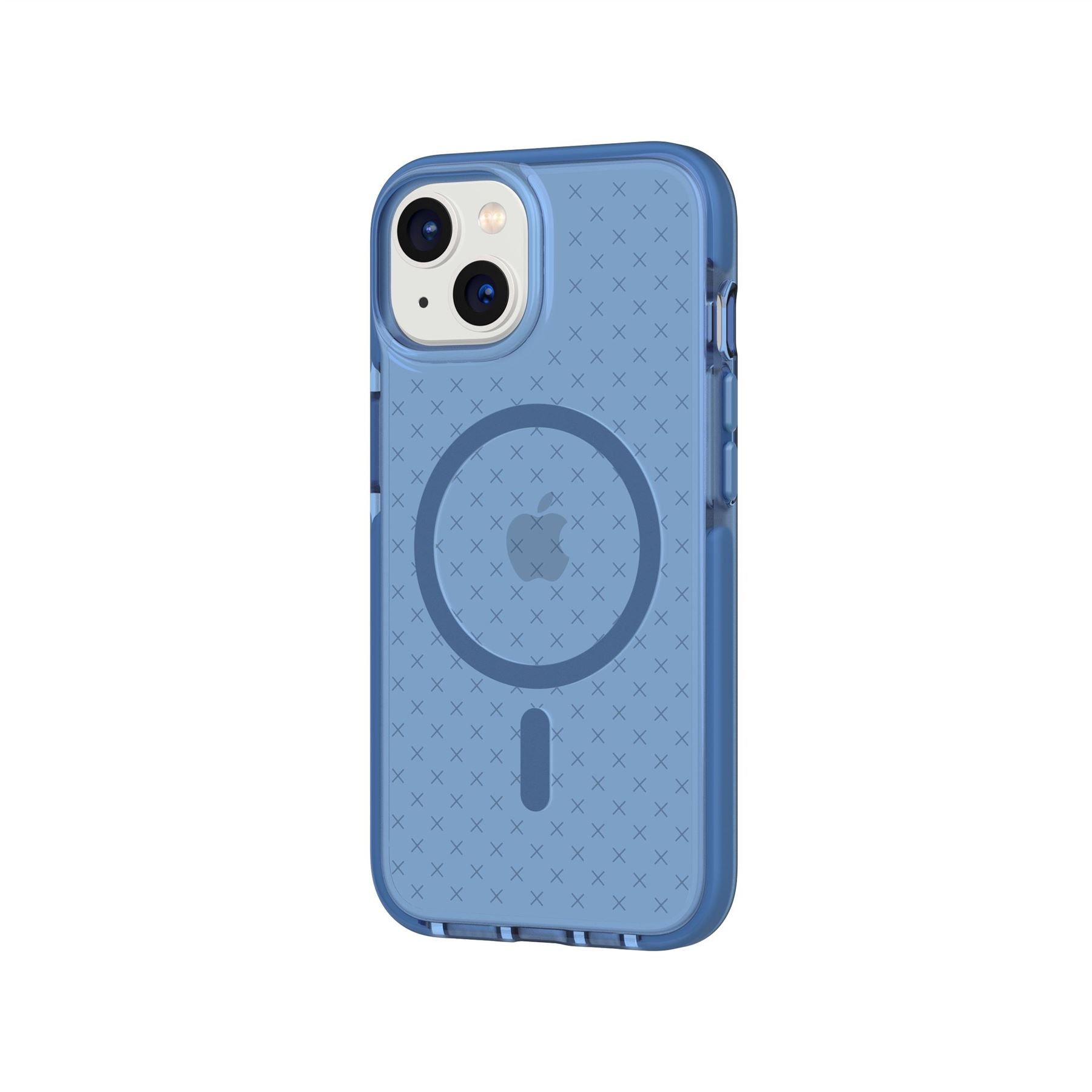 Tech21 EvoCheck MagSafe iPhone 15/14/13 Hülle Tranquil Blue
