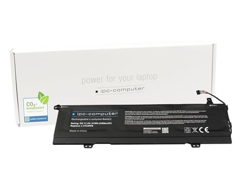 IPC-Computer Akkus L17L3PE0 Laptop Akku 51Wh schwarz