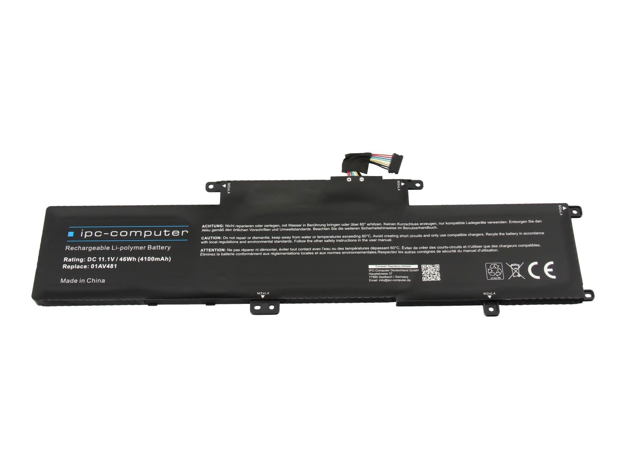 IPC-Computer SB10K97626 Laptop Akku 46Wh schwarz