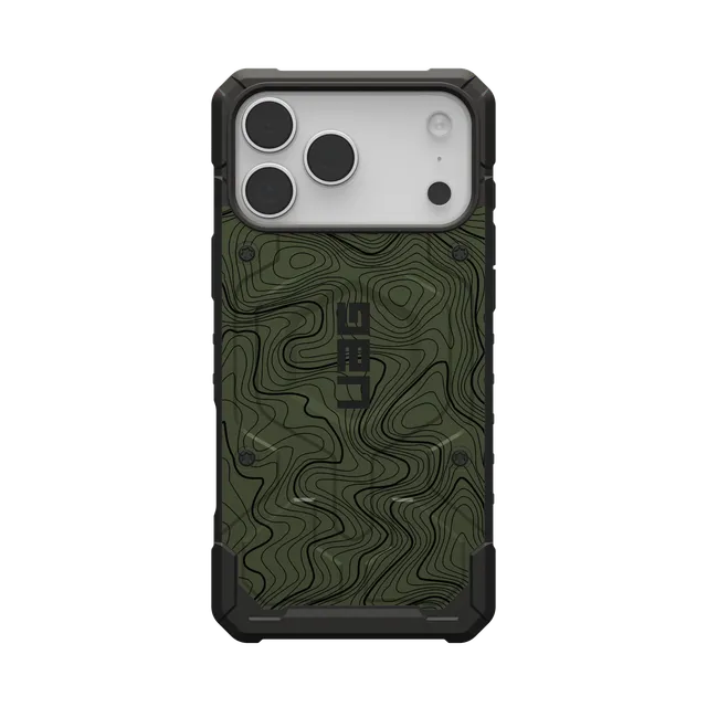 UAG Pathfinder iPhone 17 Pro Max Hülle OD Green Topo MagSafe