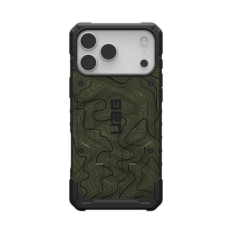 UAG Pathfinder iPhone 17 Pro Max Hülle OD Green Topo MagSafe