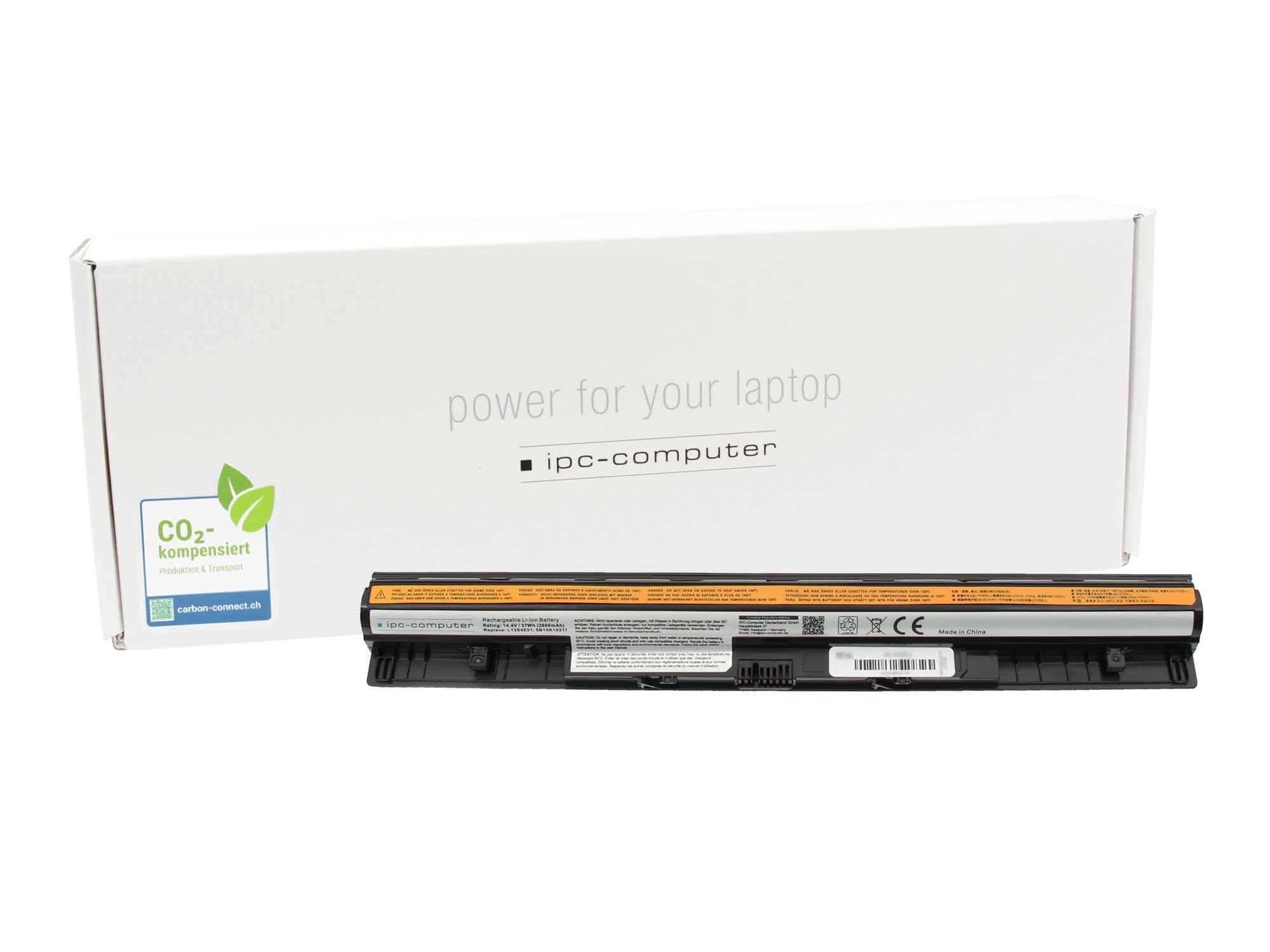 IPC-Computer Akkus L12M4E01 Laptop-Akku 37Wh schwarz