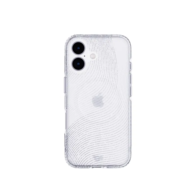 Tech21 EvoSparkle iPhone 16 Handyhülle Zen MagSafe stoßfest